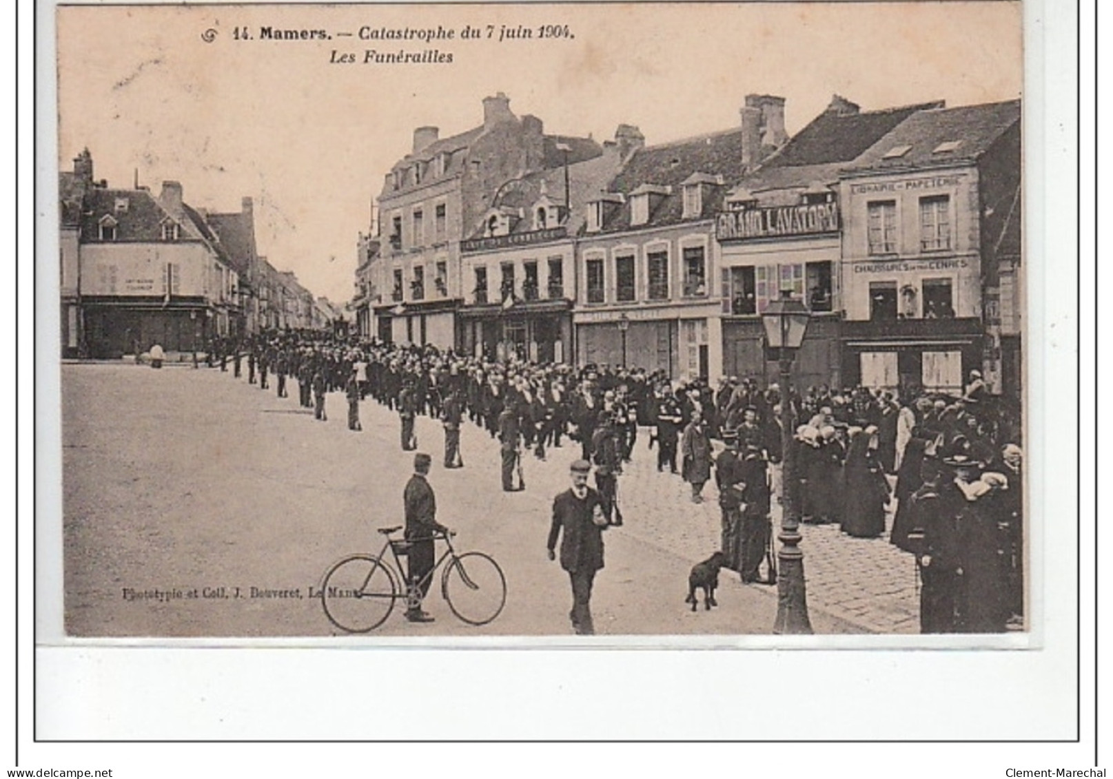 MAMERS - Catastrophe Du 7 Juin 1904 - Les Funérailles - Très Bon état - Mamers