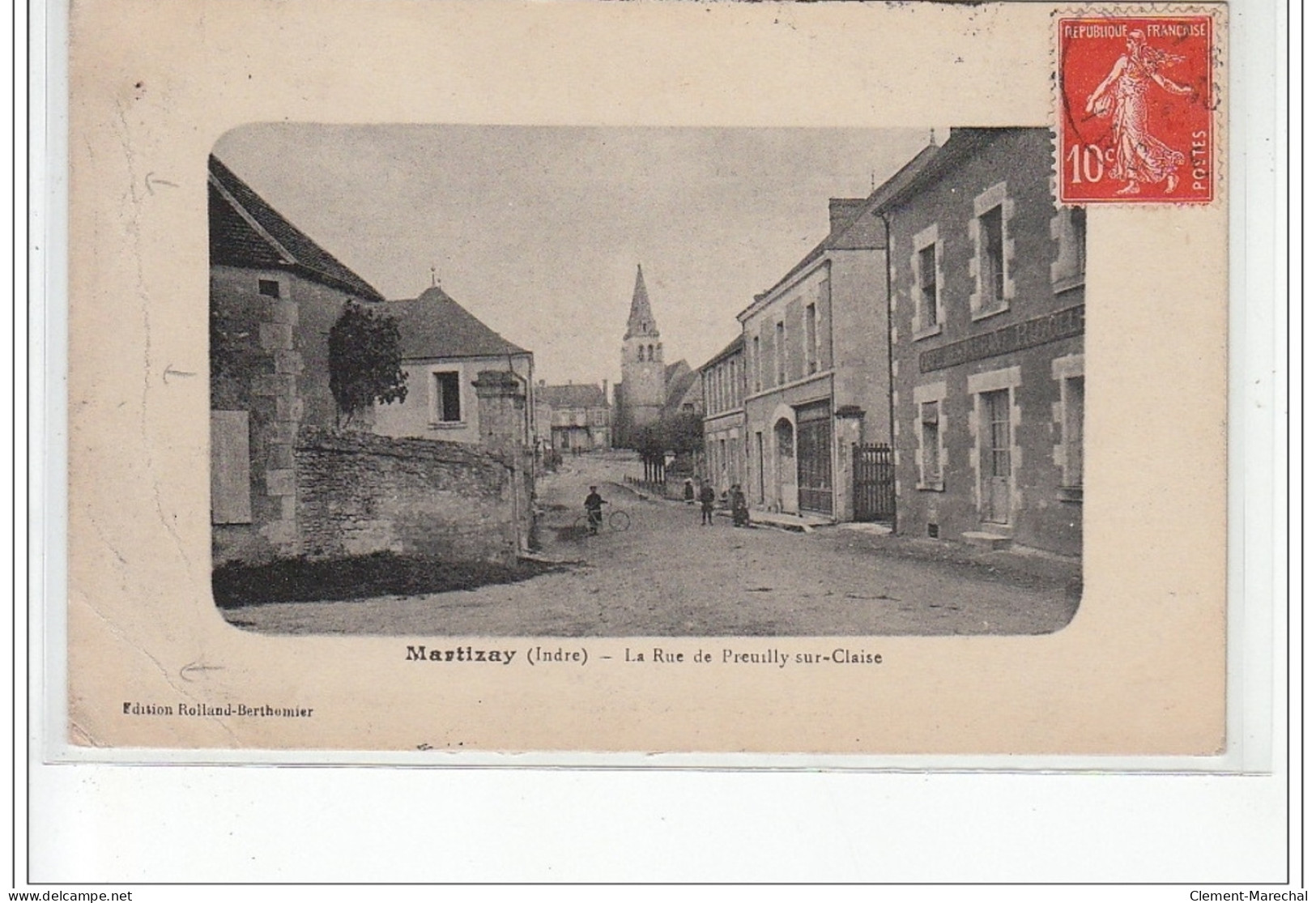 MARTIZAY - La Rue De Preuilly-sur-Claise - état - Other & Unclassified