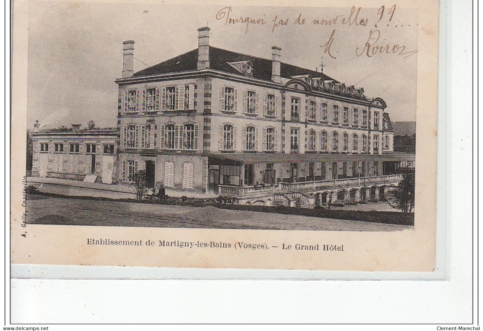 MARTIGNY LES BAINS - Le Grand Hôtel - Très Bon état - Otros & Sin Clasificación