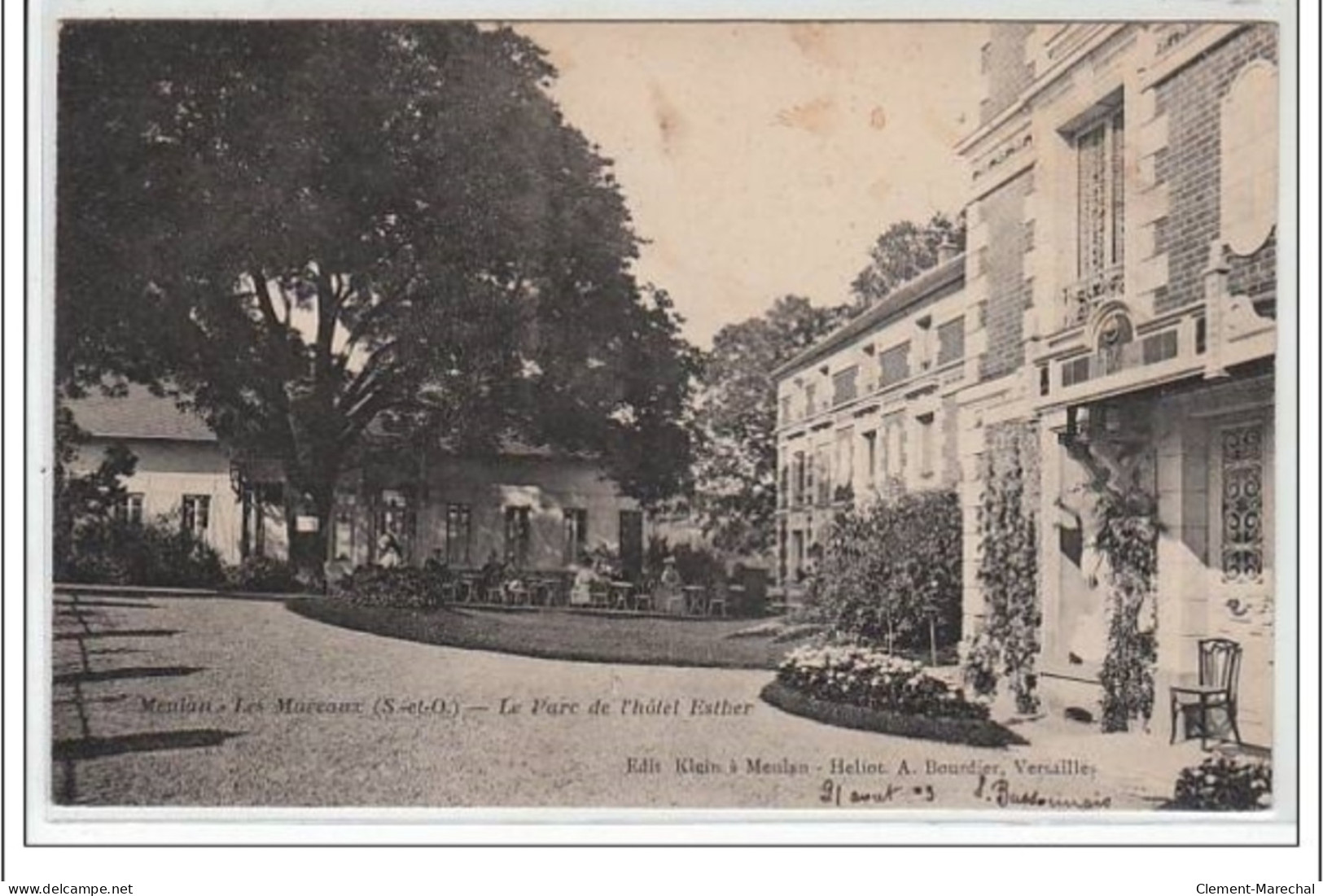 MELAN-LES MUREAUX : Le Parc De L'hôtel Esther - Très Bon état - Meulan