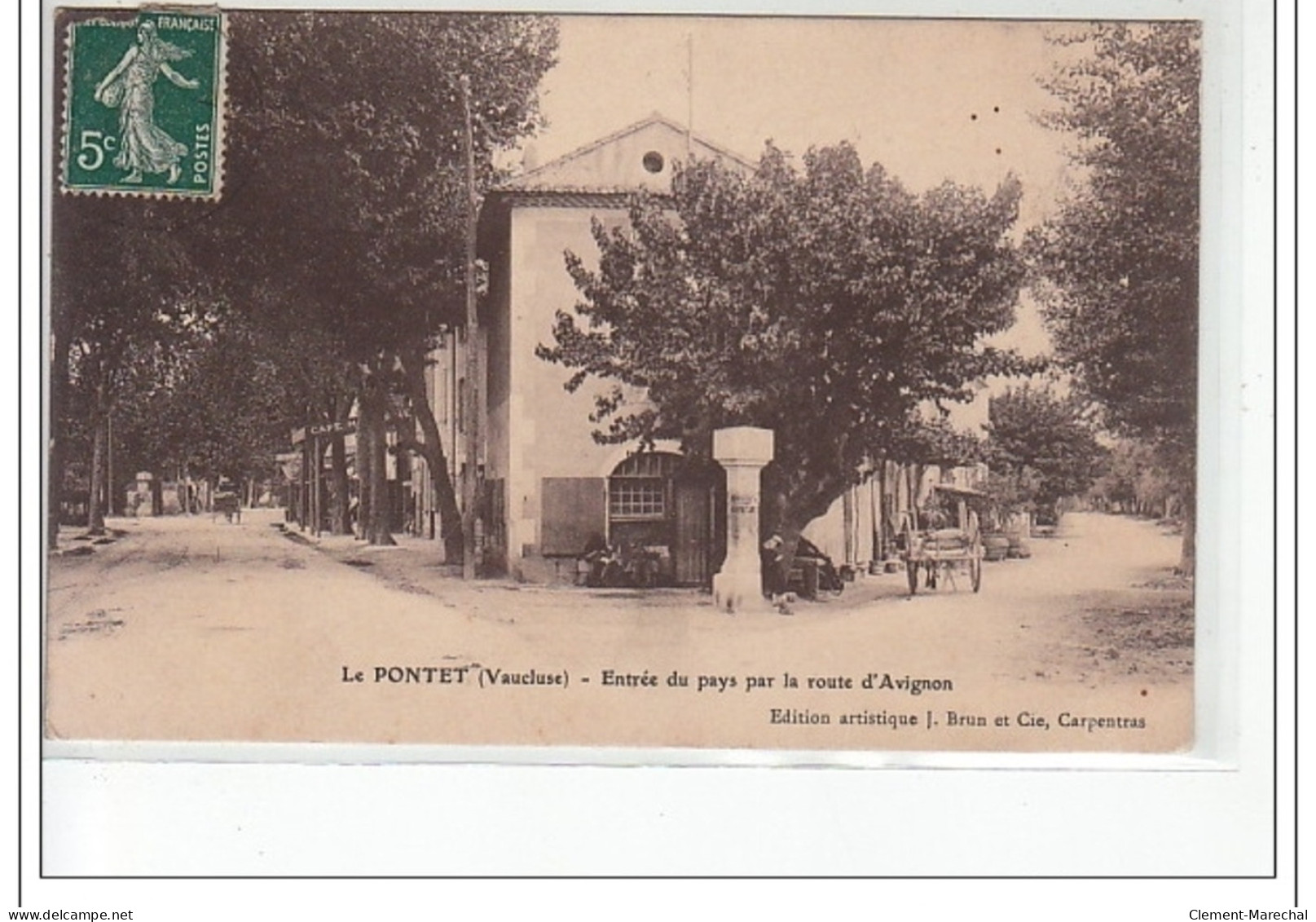 LE PONTET - Entrée Du Pays Par La Route D'Avignon - Très Bon état - Le Pontet