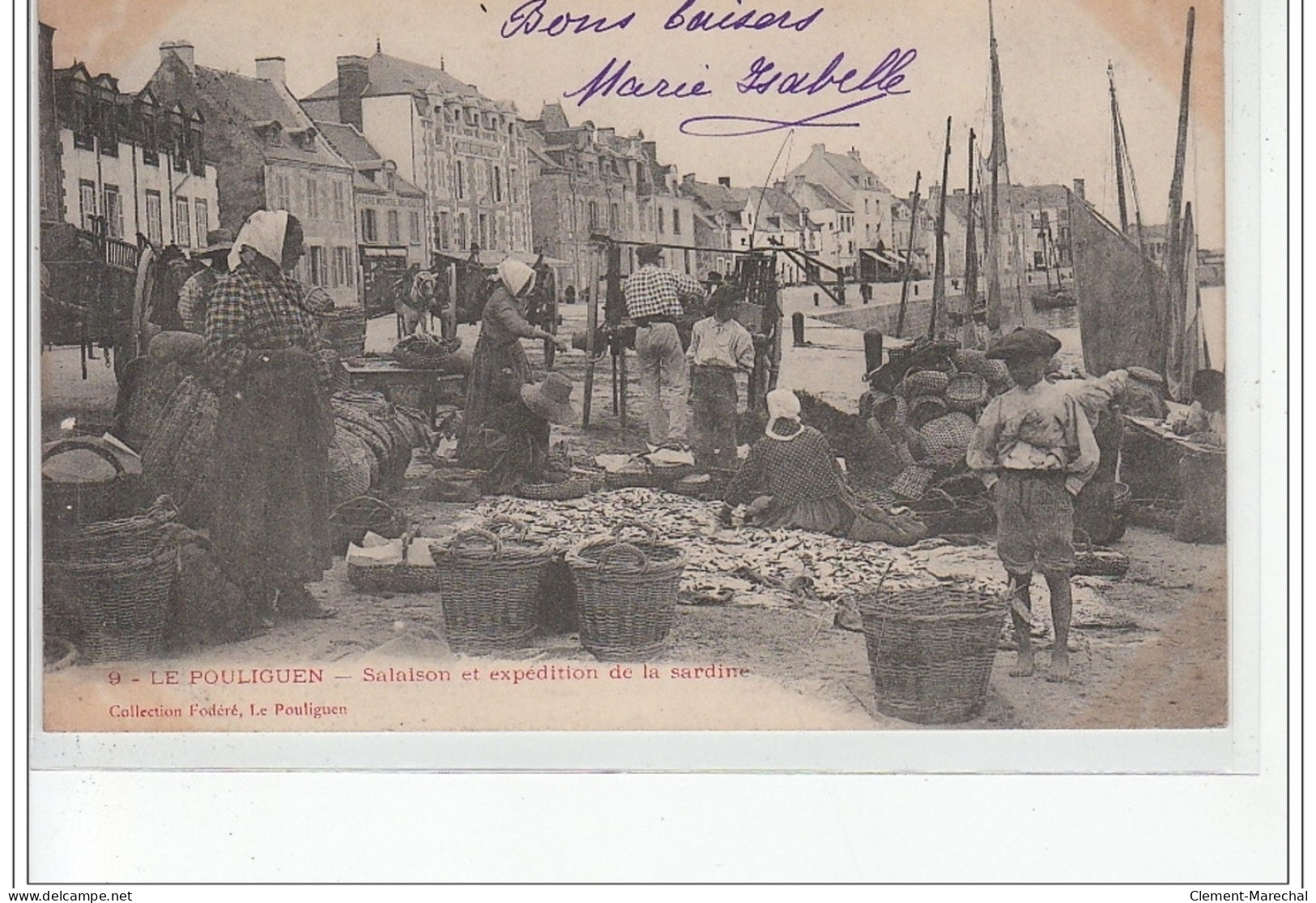 LE POULIGUEN - Salaison Et Expédition De La Sardine - Très Bon état - Le Pouliguen