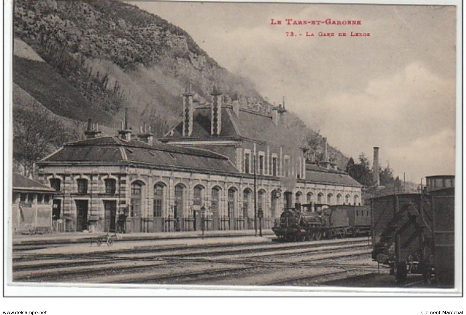LE TARN ET GARONNE : La Gare De LEXOS - Très Bon état - Other & Unclassified