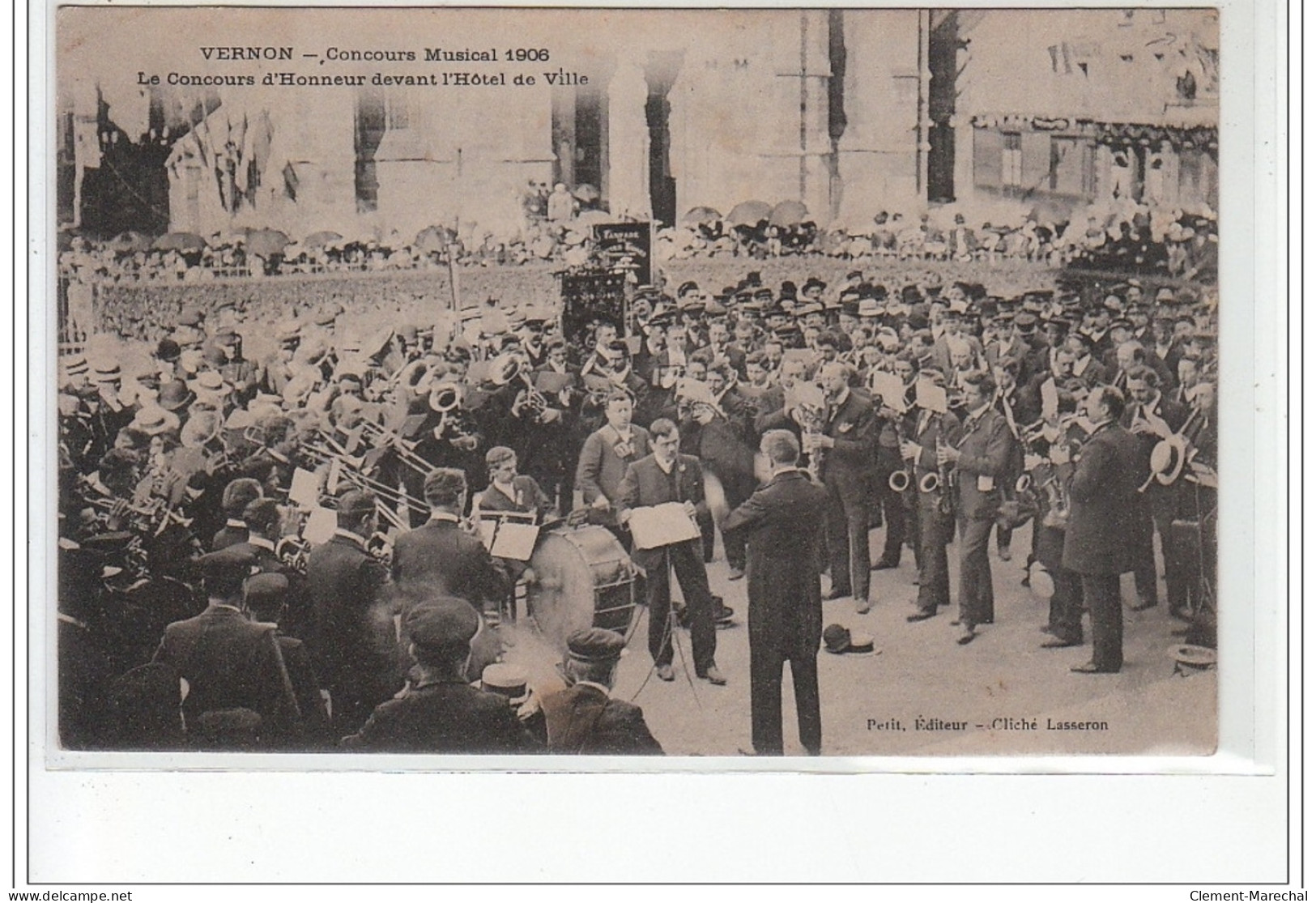 VERNON : Concours Musical En 1906 -  Bon état (un Coin Plié) - Vernon