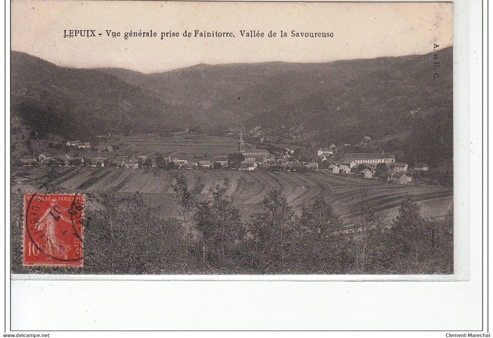 LEPUIX - Vue Générale Prise De Fainitorre, Vallée De La Savoureuse - Très Bon état - Sonstige & Ohne Zuordnung