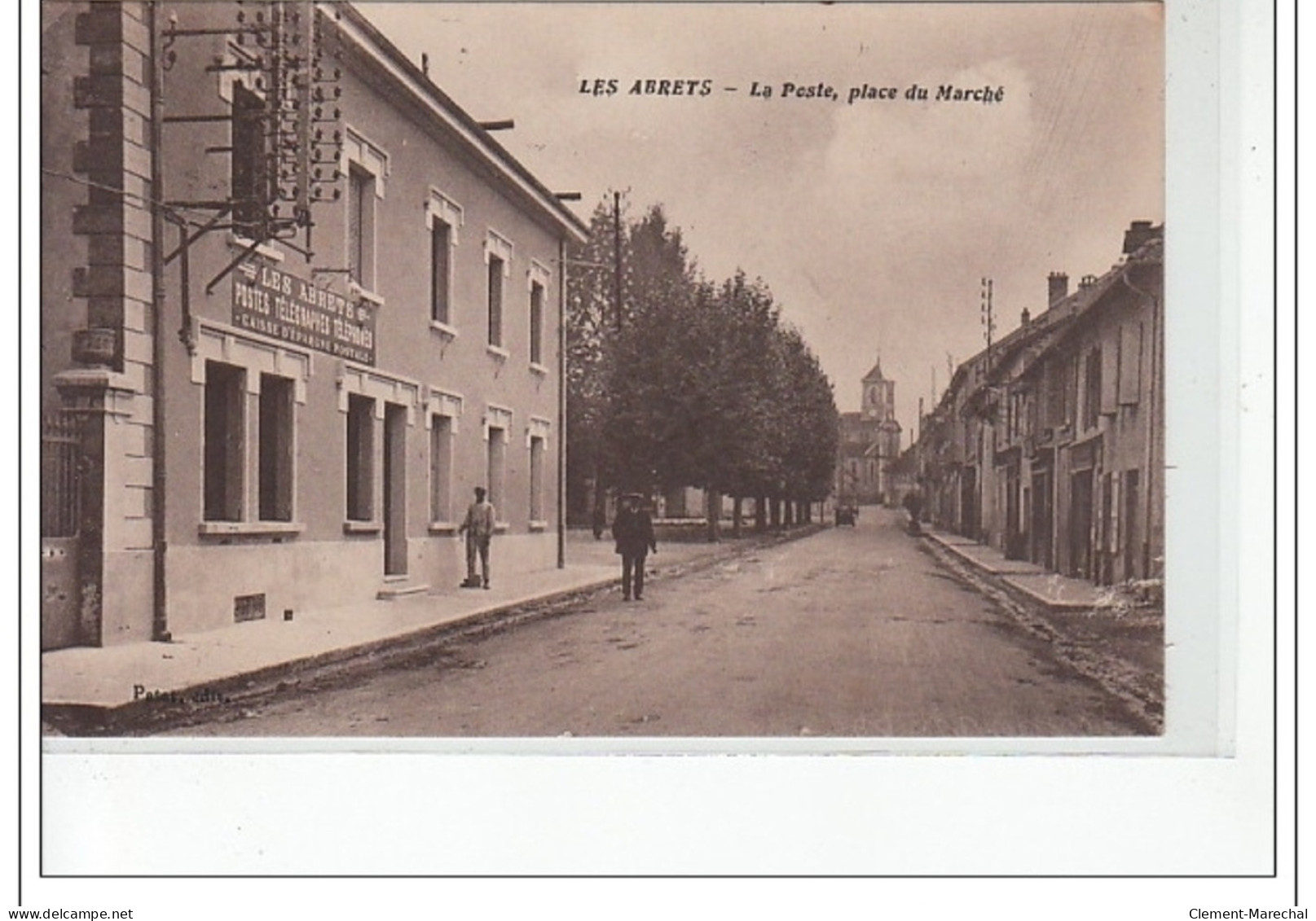 LES ABRETS - La Poste, Place Du Marché  - Très Bon état - Les Abrets