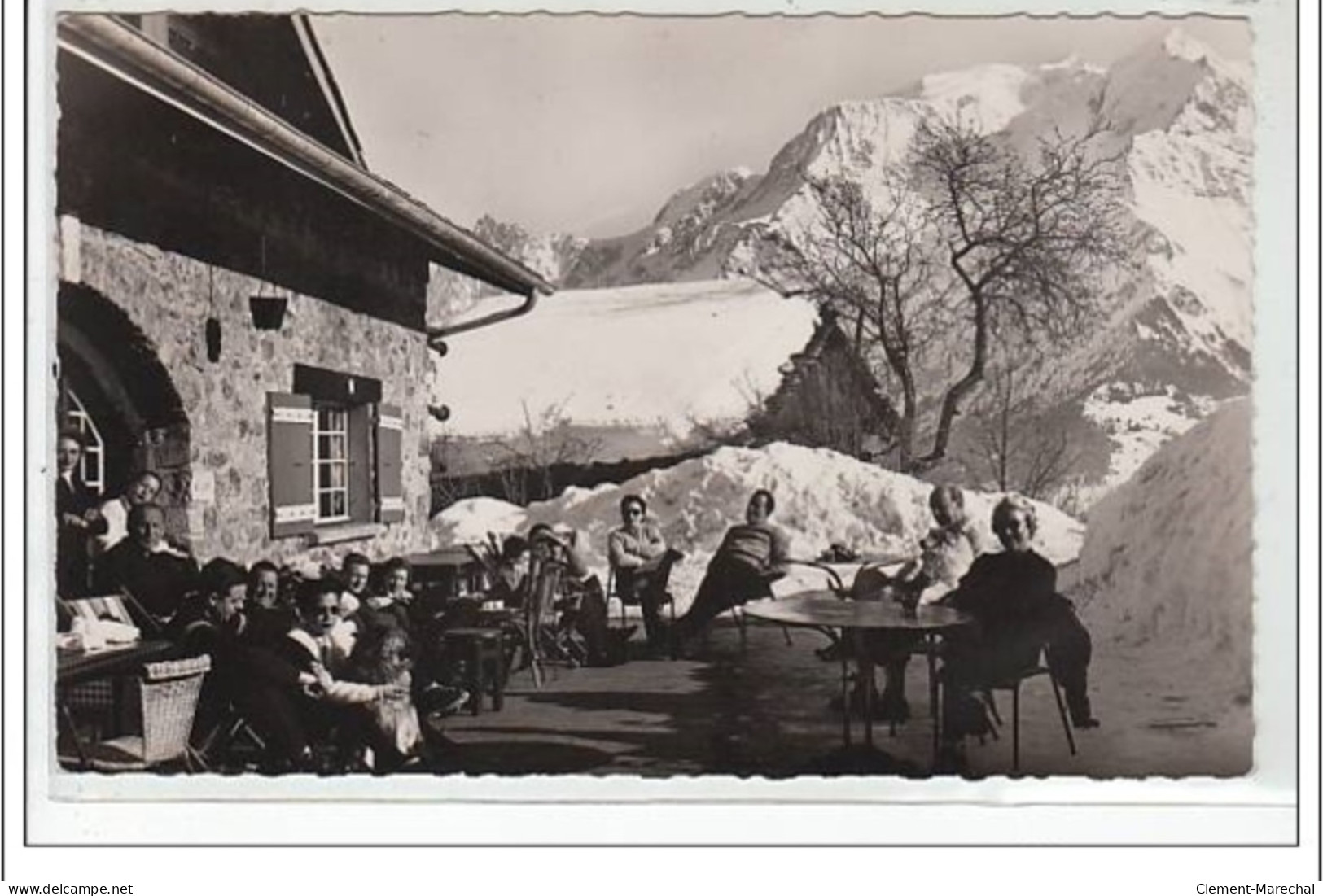 LES BETTEX : 1400 M. - La Terrasse Du """"chalet Rémy"""" Et Le Mont Blanc (4810 M.) - Très Bon état - Otros & Sin Clasificación