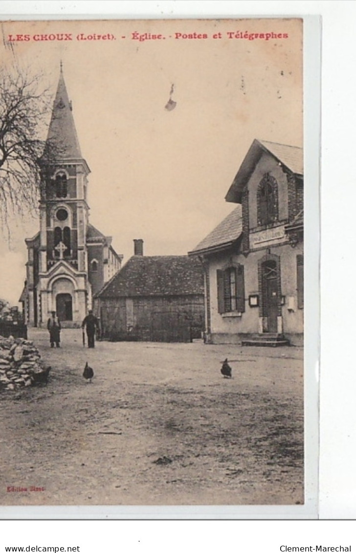 LES CHOUX - Eglise - Postes Et Télégraphes - Très Bon état - Other & Unclassified