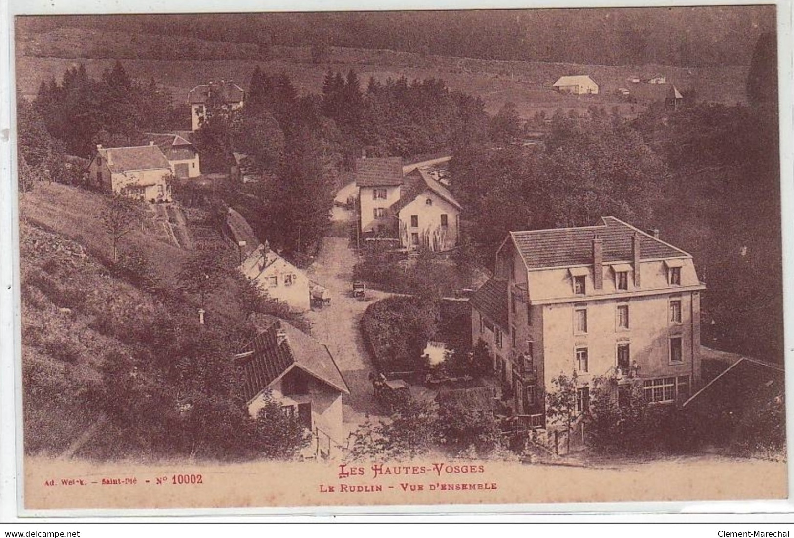 LES HAUTES VOSGES : LE RUDLIN : Vue D'ensemble - Très Bon état - Otros & Sin Clasificación