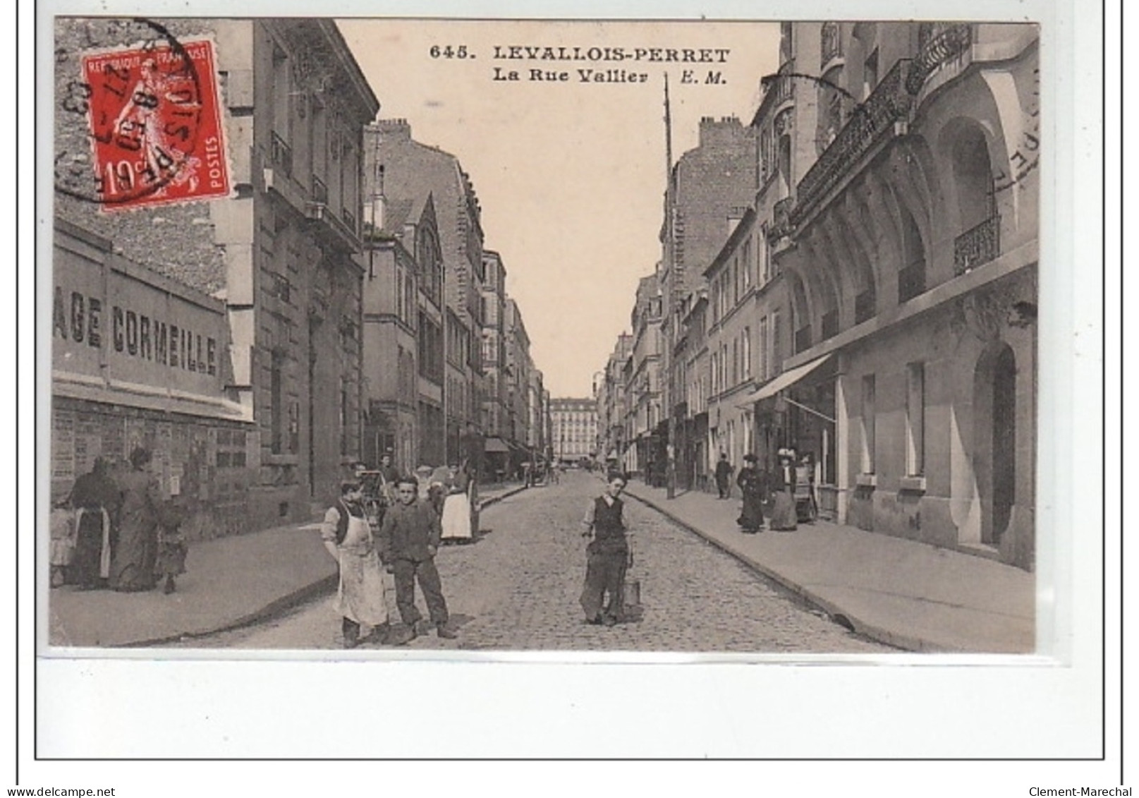 LEVALLOIS PERRET - La Rue Vallier - Très Bon état - Levallois Perret