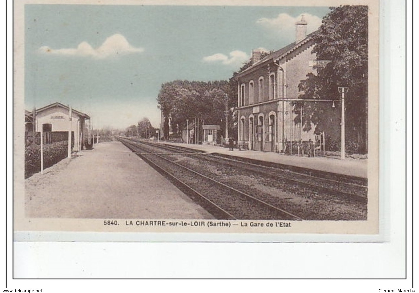 LA CHARTRE SUR LE LOIR - La Gare De L'Etat - Très Bon état - Altri & Non Classificati