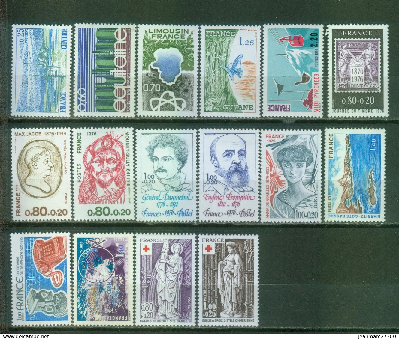 YT N° 1863 à 1866 1870 1881 1882 1896 à 1898 1903 1905 1908 1910 1911 Neufs 1976 - Unused Stamps