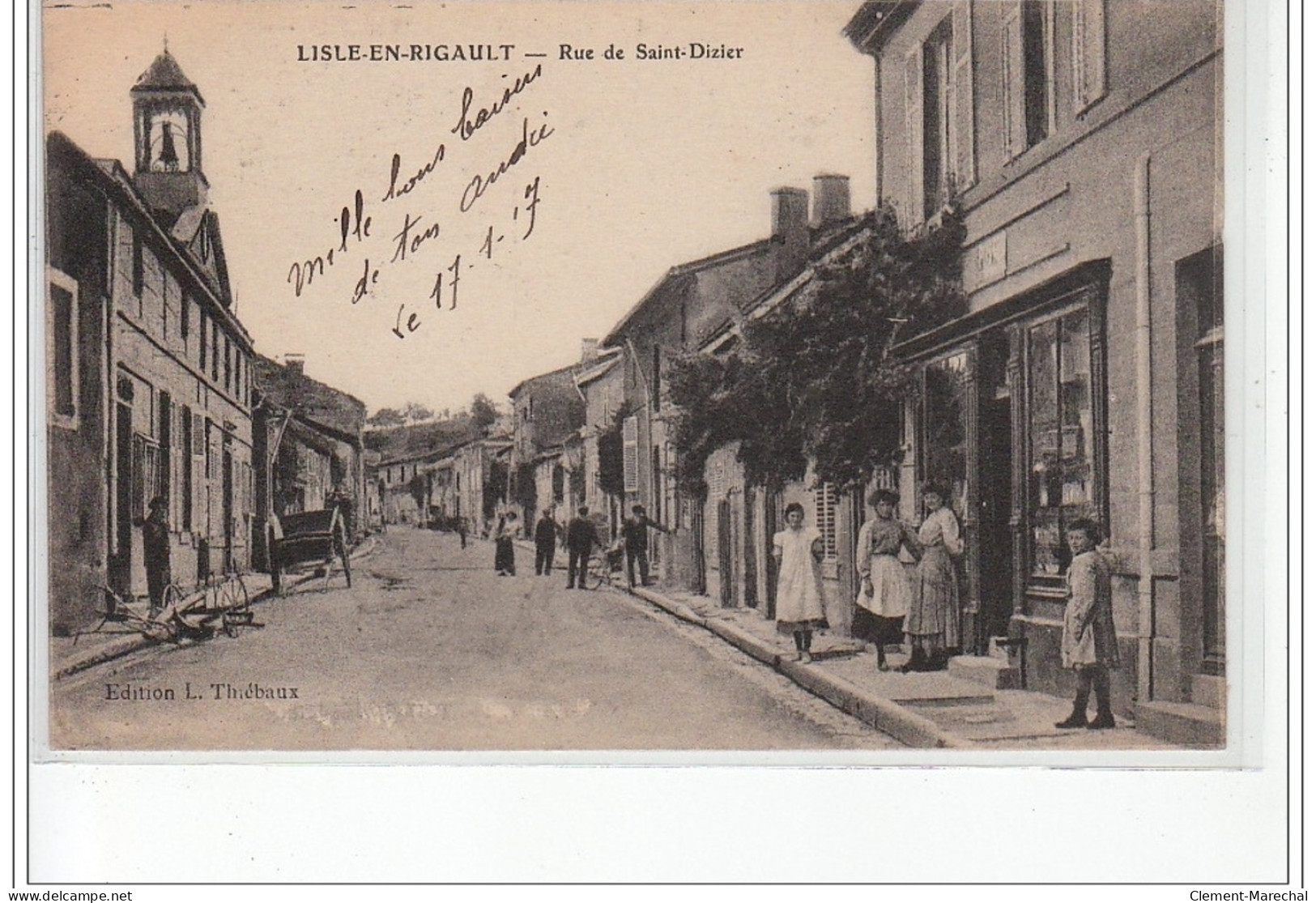 LISLE EN RIGAULT - Rue De Saint-Dizier - Très Bon état - Other & Unclassified