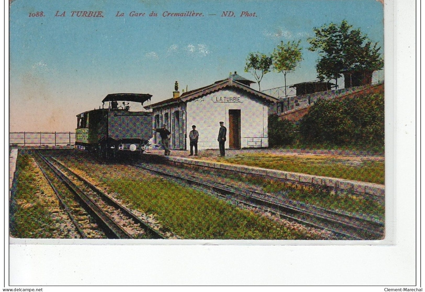 LA TURBIE - La Gare Du Crémaillère - Très Bon état - La Turbie