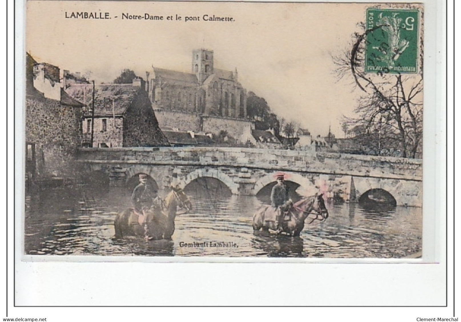 LAMBALLE - Notre-Dame Et Pont Calmette - Très Bon état - Lamballe