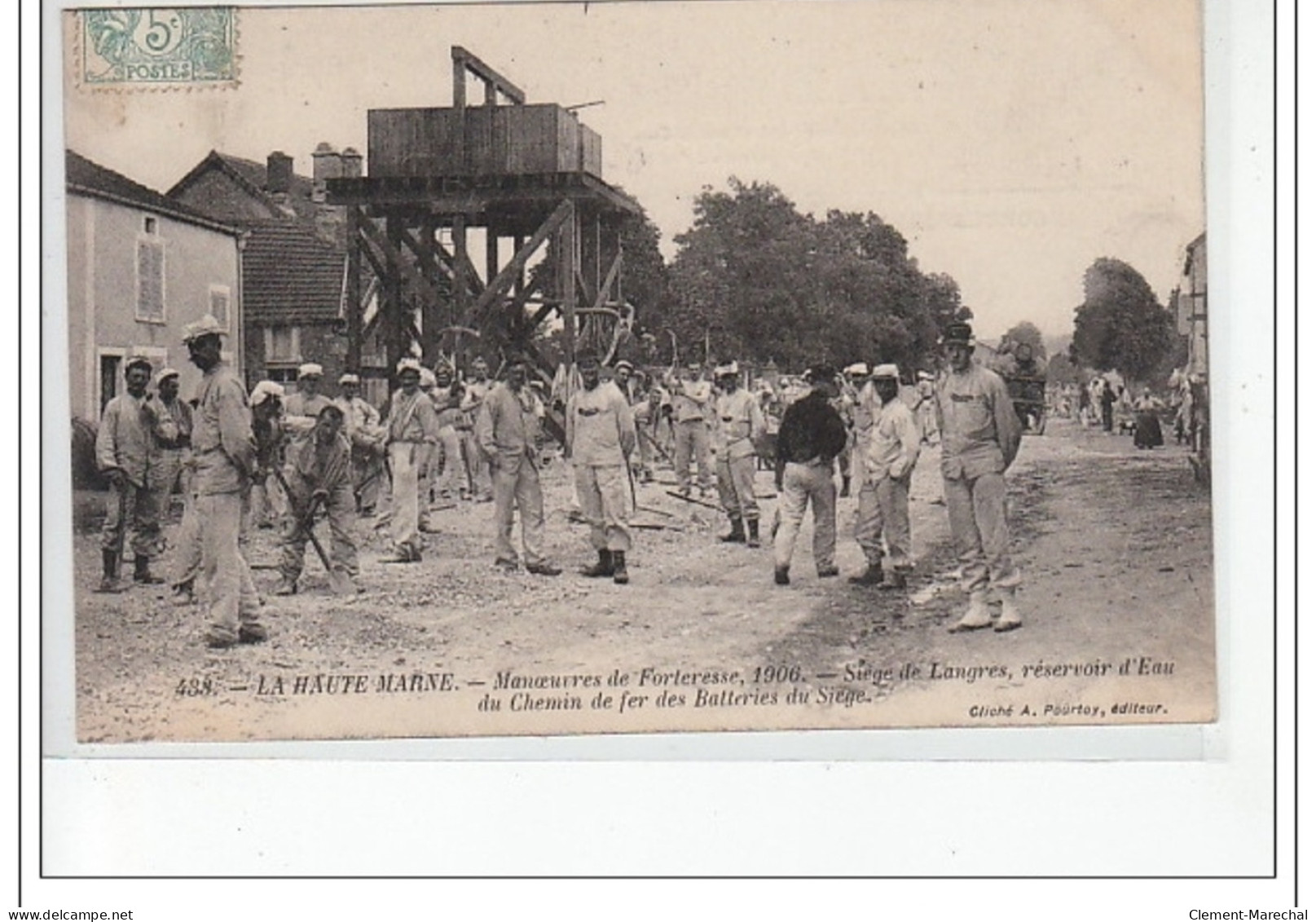 LANGRES - Siège De Langres - Manoeuvres De Forteresse 1906  - Très Bon état - Langres