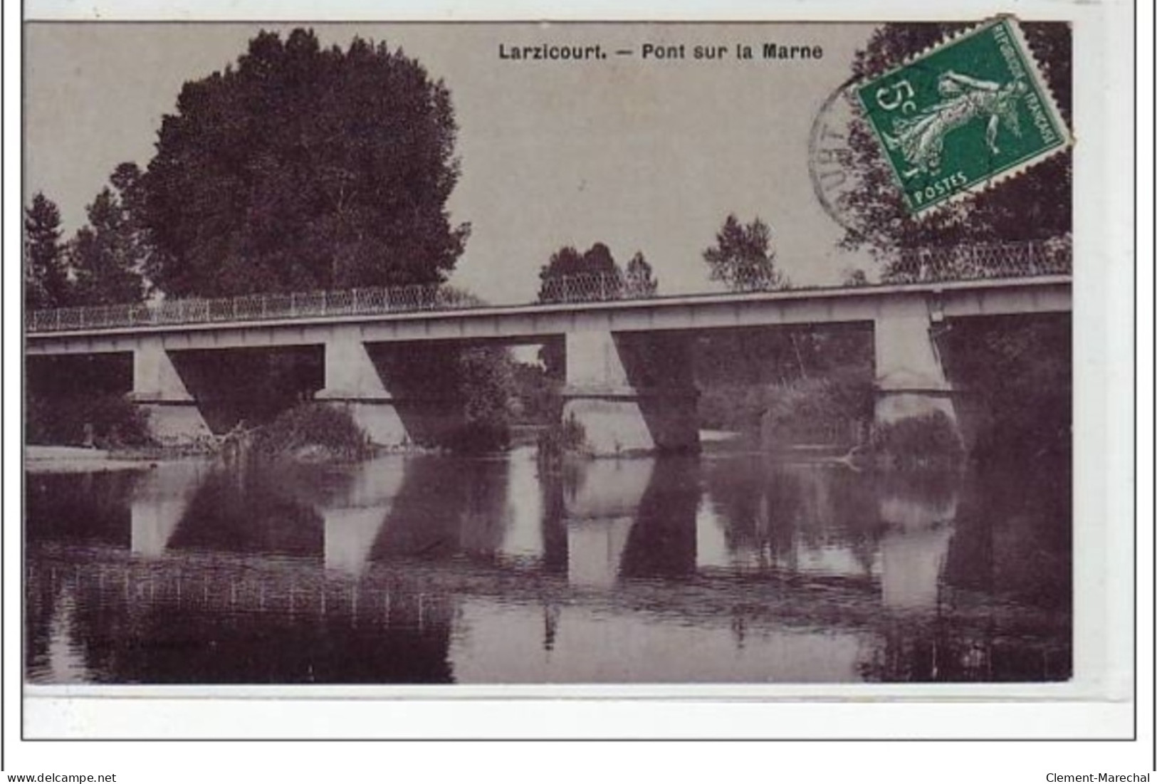 LARZICOURT - Pont Sur La Marne - Très Bon état - Other & Unclassified