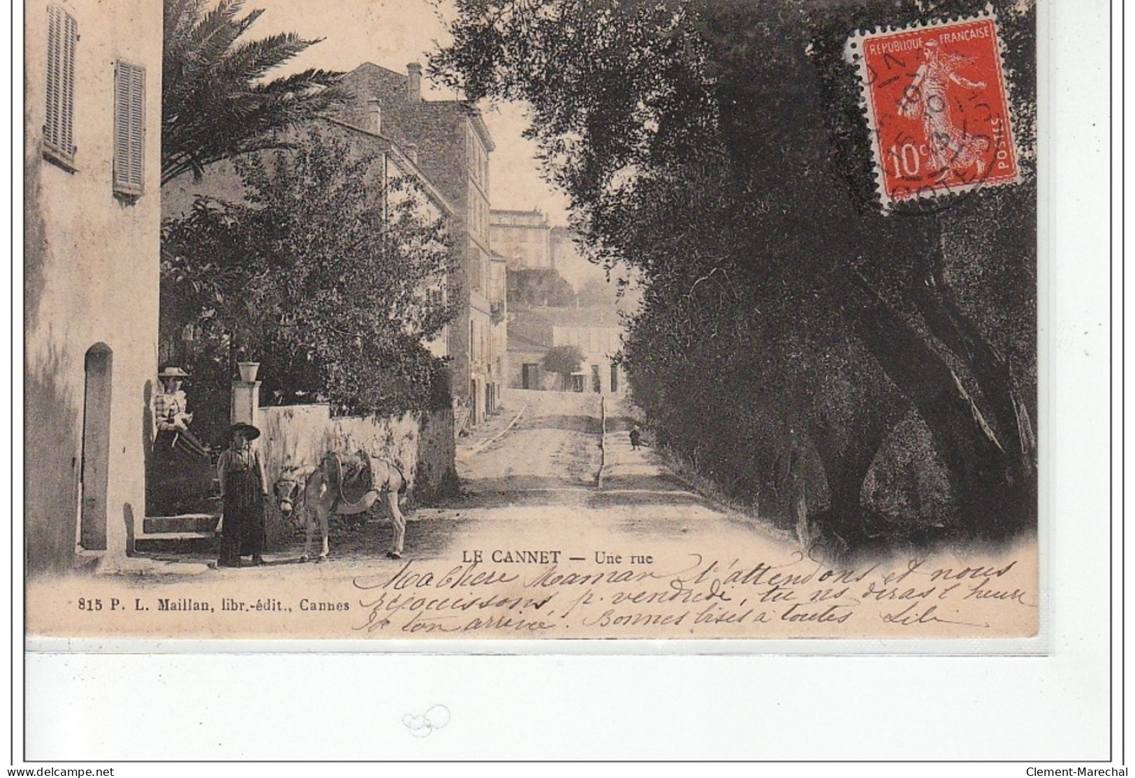 LE CANNET - Une Rue - Très Bon état - Le Cannet