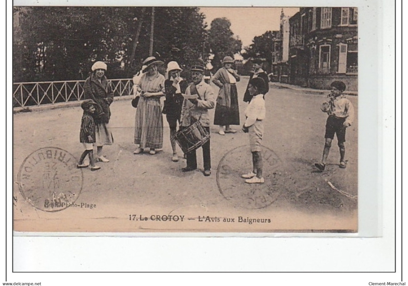 LE CROTOY - L'Avis Aux Baigneurs - Très Bon état - Le Crotoy