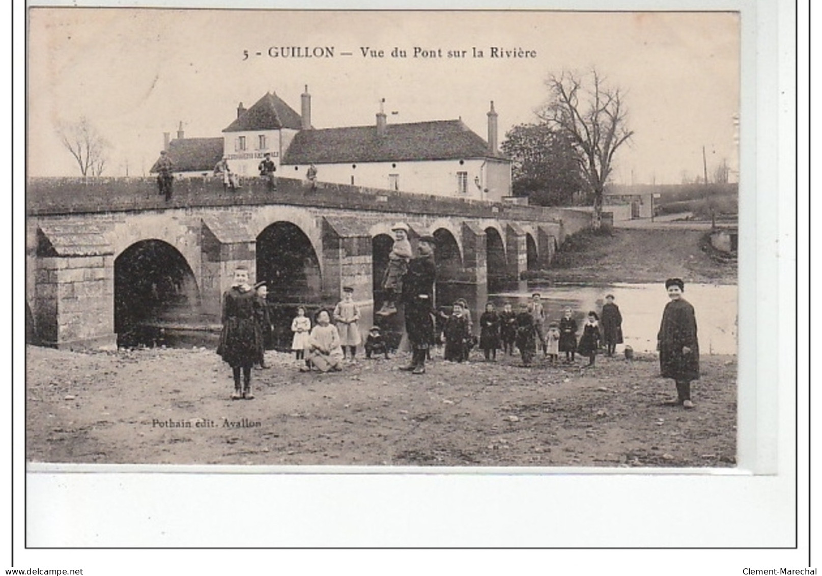 GUILLON - Vue Du Pont Sur La Rivière - Très Bon état - Guillon
