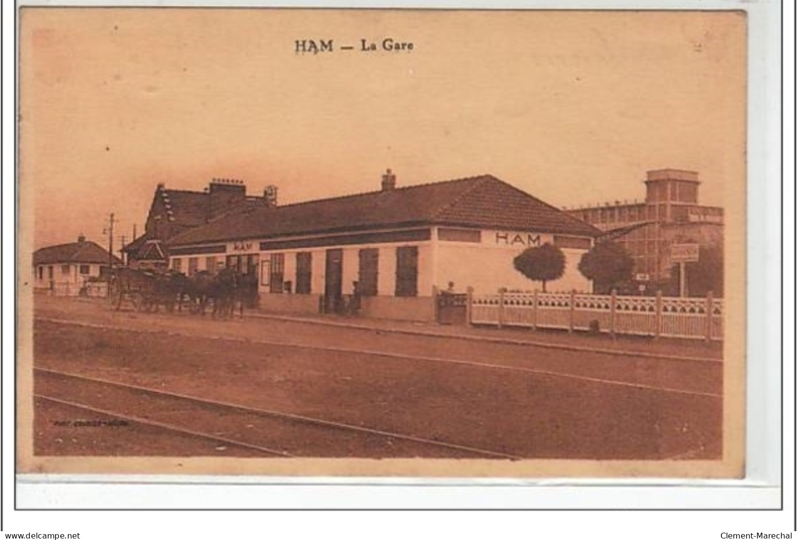 HAM - La Gare - Très Bon état - Ham