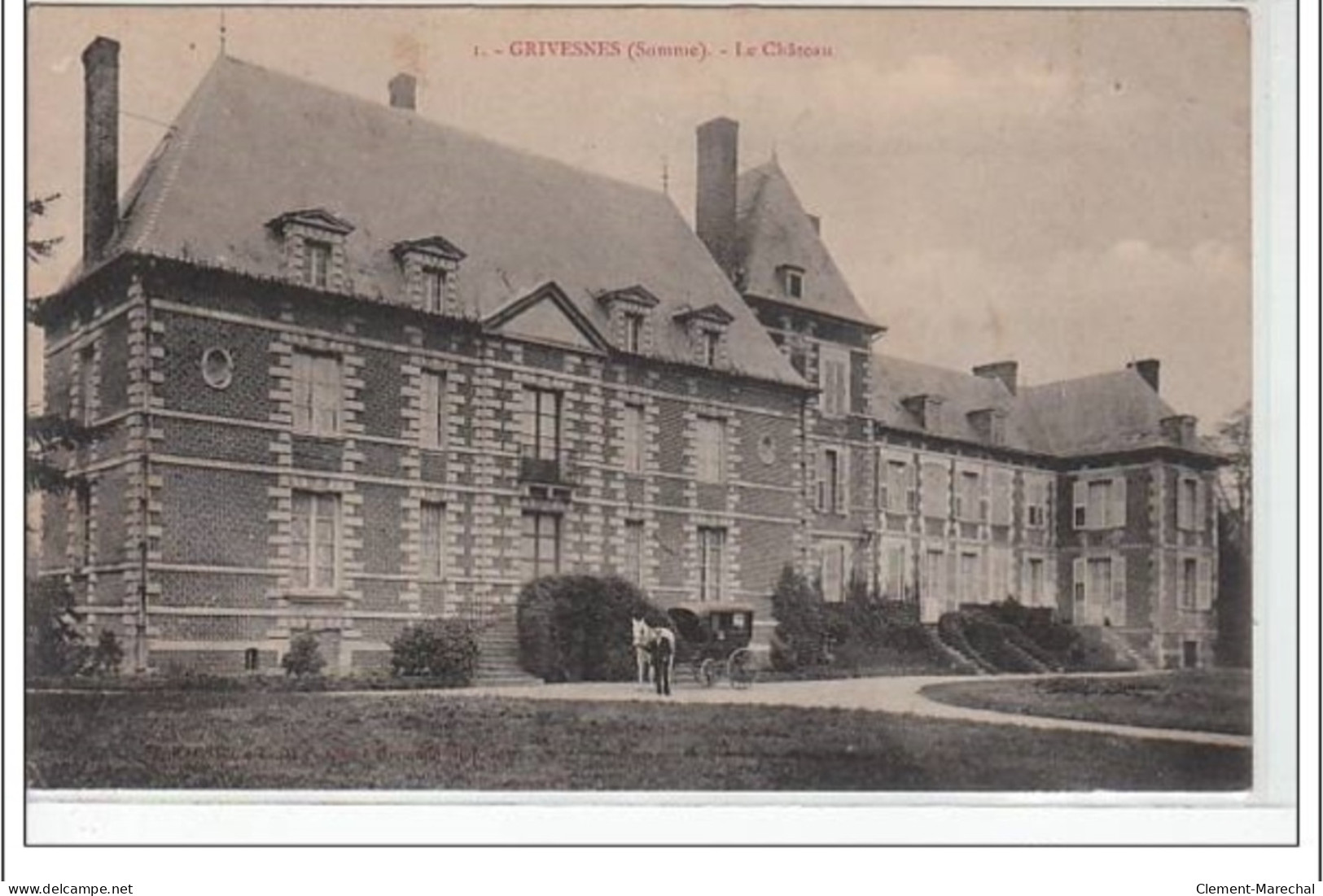 GRIVESNES - Le Château  - Très Bon état - Other & Unclassified