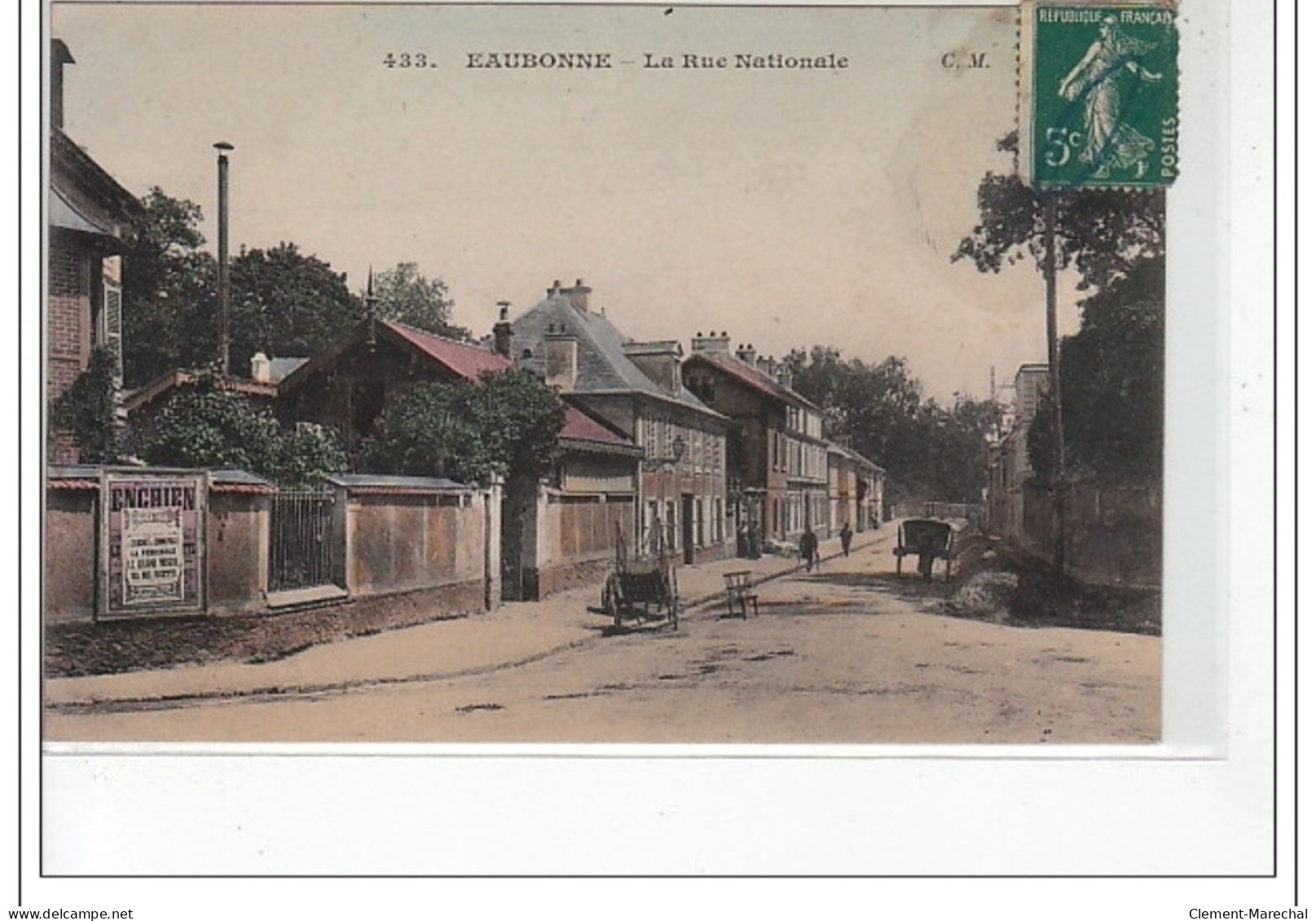 EAUBONNE - La Rue Nationale - Très Bon état - Ermont-Eaubonne