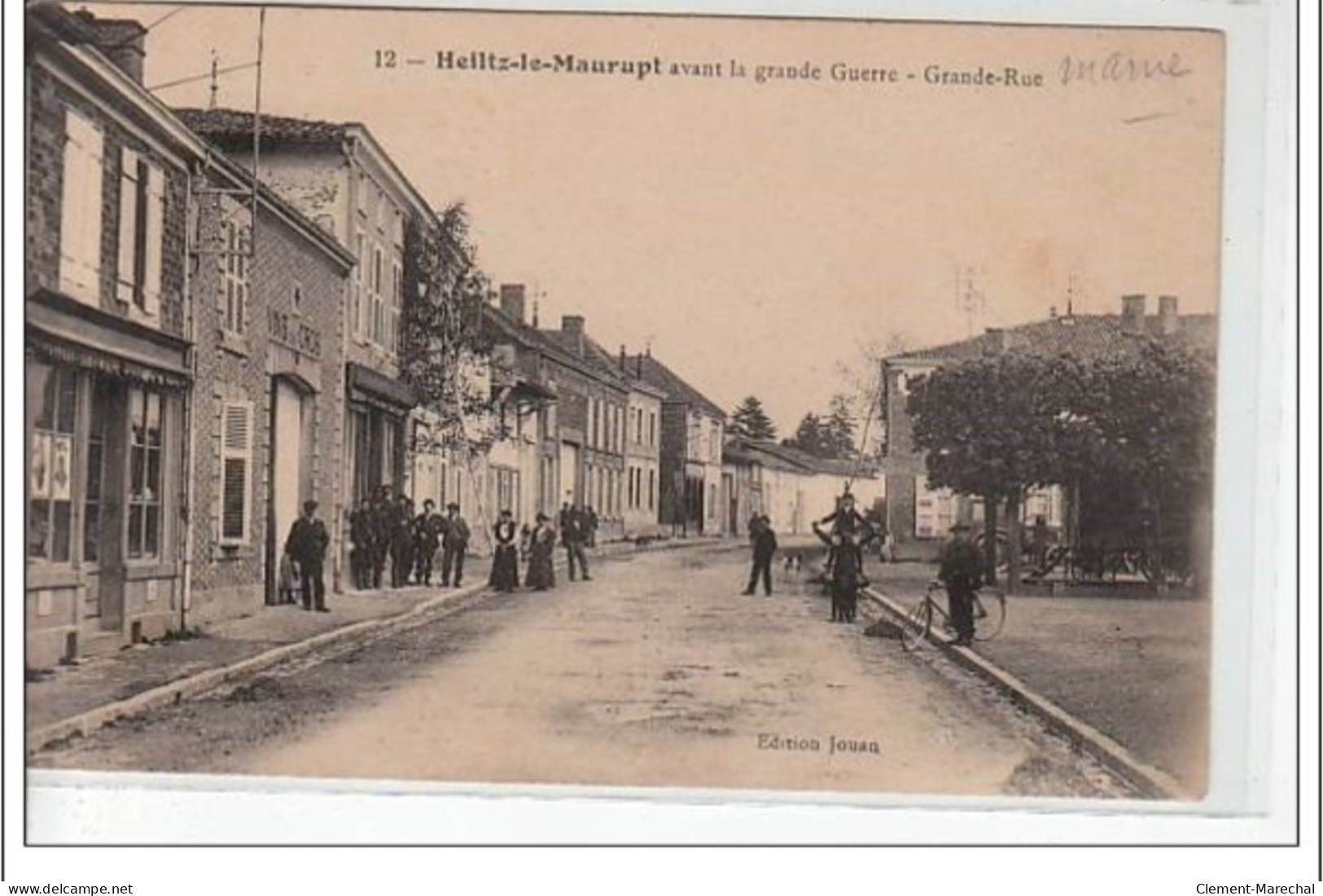 HEILTZ LE MAURUPT - Avant La Grande Guerre - Grande Rue - Très Bon état - Other & Unclassified