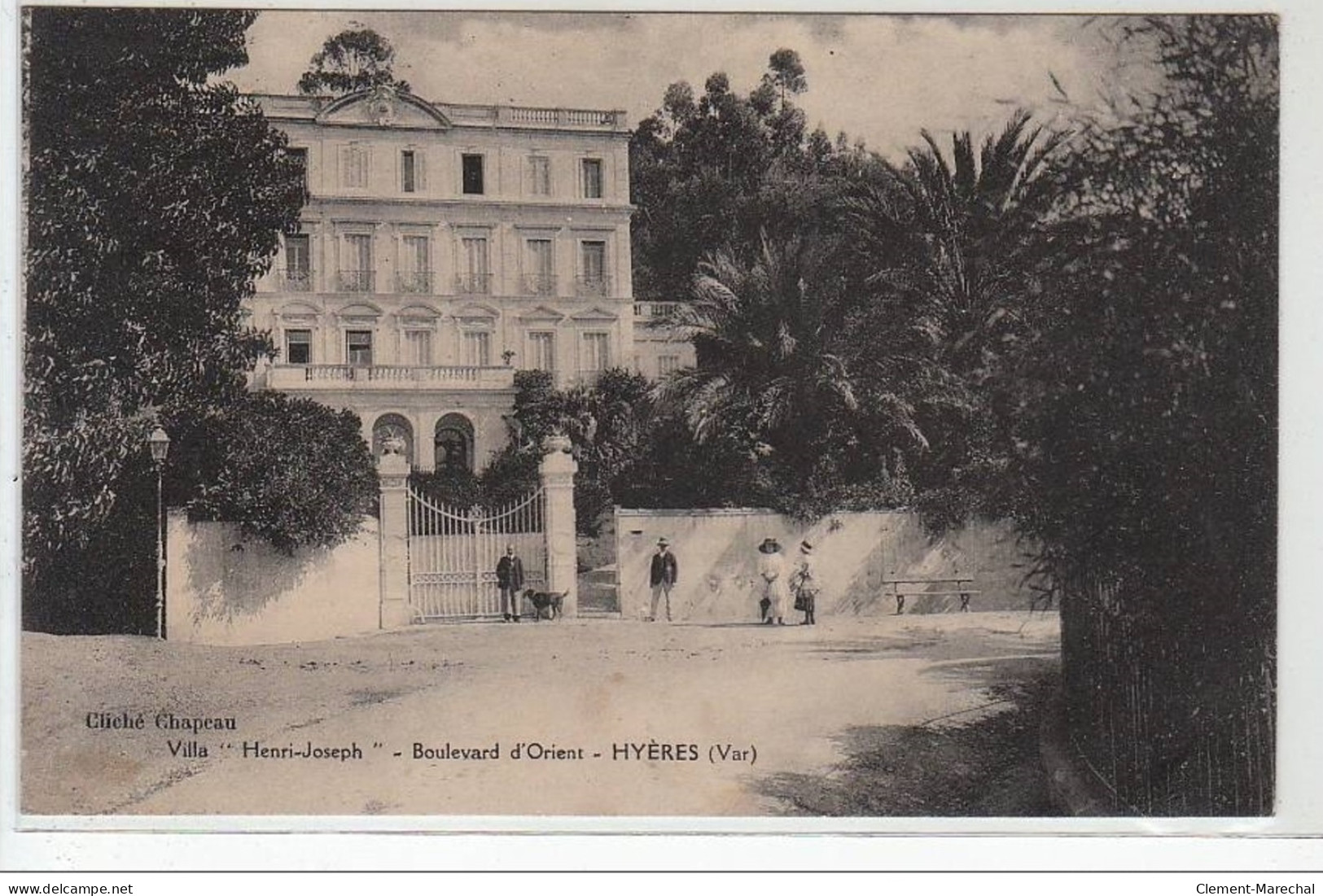 HYERES : Villa """"Henri-Joseph"""" - Boulevard D'Orient - Très Bon état - Hyeres