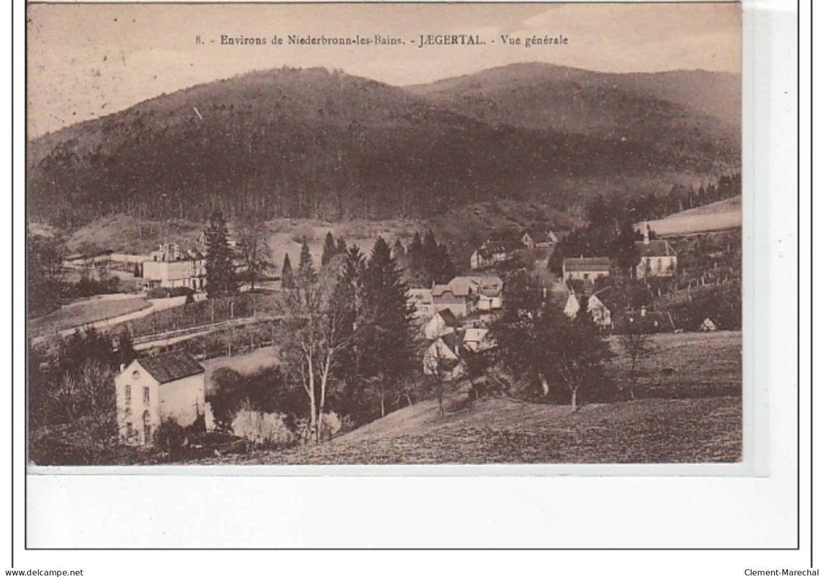 JAEGERTAL - Environs De NIEDERBRONN LES BAINS - Vue Générale - Très Bon état - Otros & Sin Clasificación