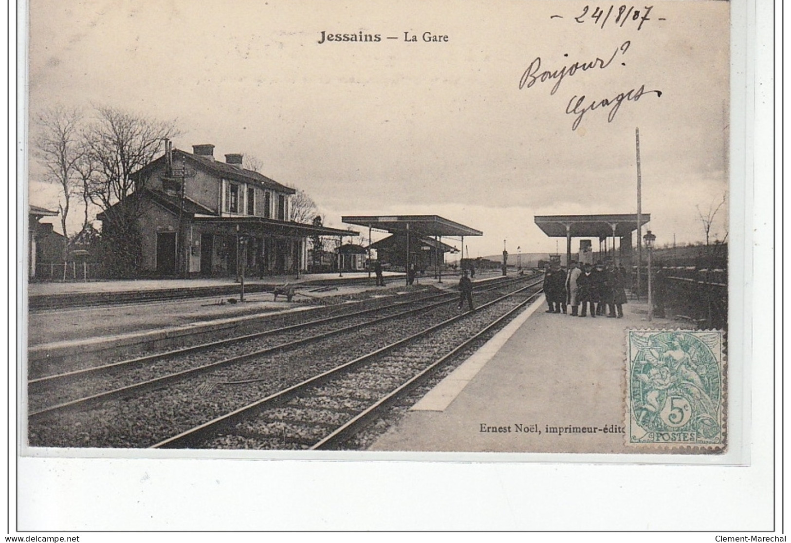 JESSAINS - La Gare - Très Bon état - Otros & Sin Clasificación