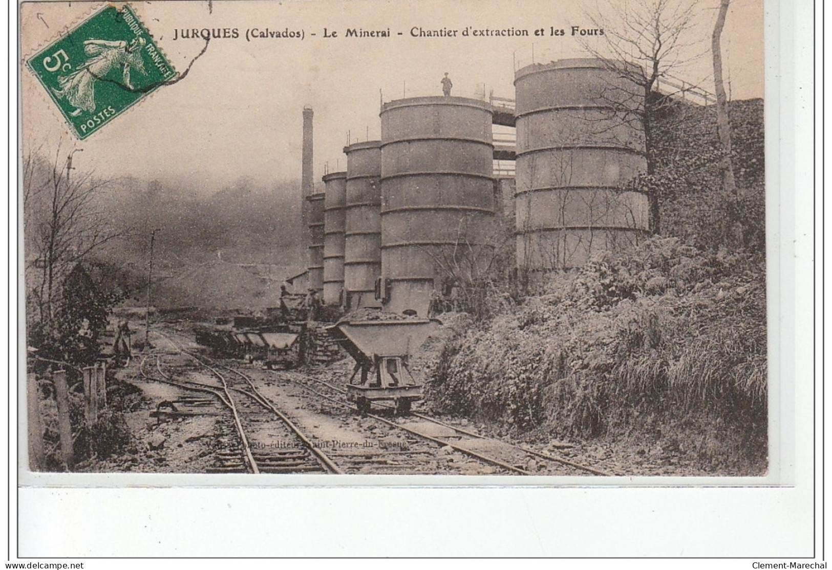 JURQUES  - Le Minerai - Chantier D'extraction Et Les Fours - état - Trouville