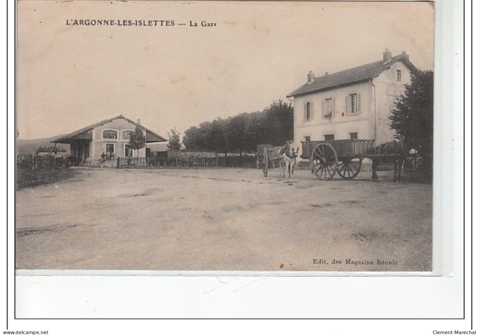 L'ARGONNE LES ISLETTES -La Gare - Très Bon état - Other & Unclassified