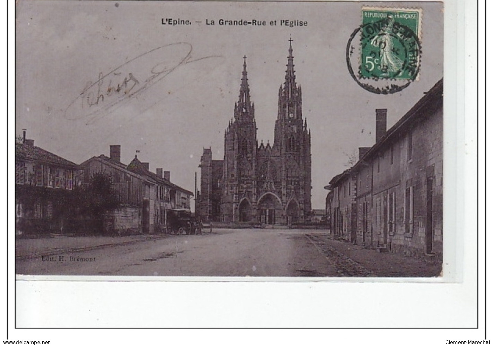 L'EPINE - La Grande-Rue Et L'église - Très Bon état - L'Epine