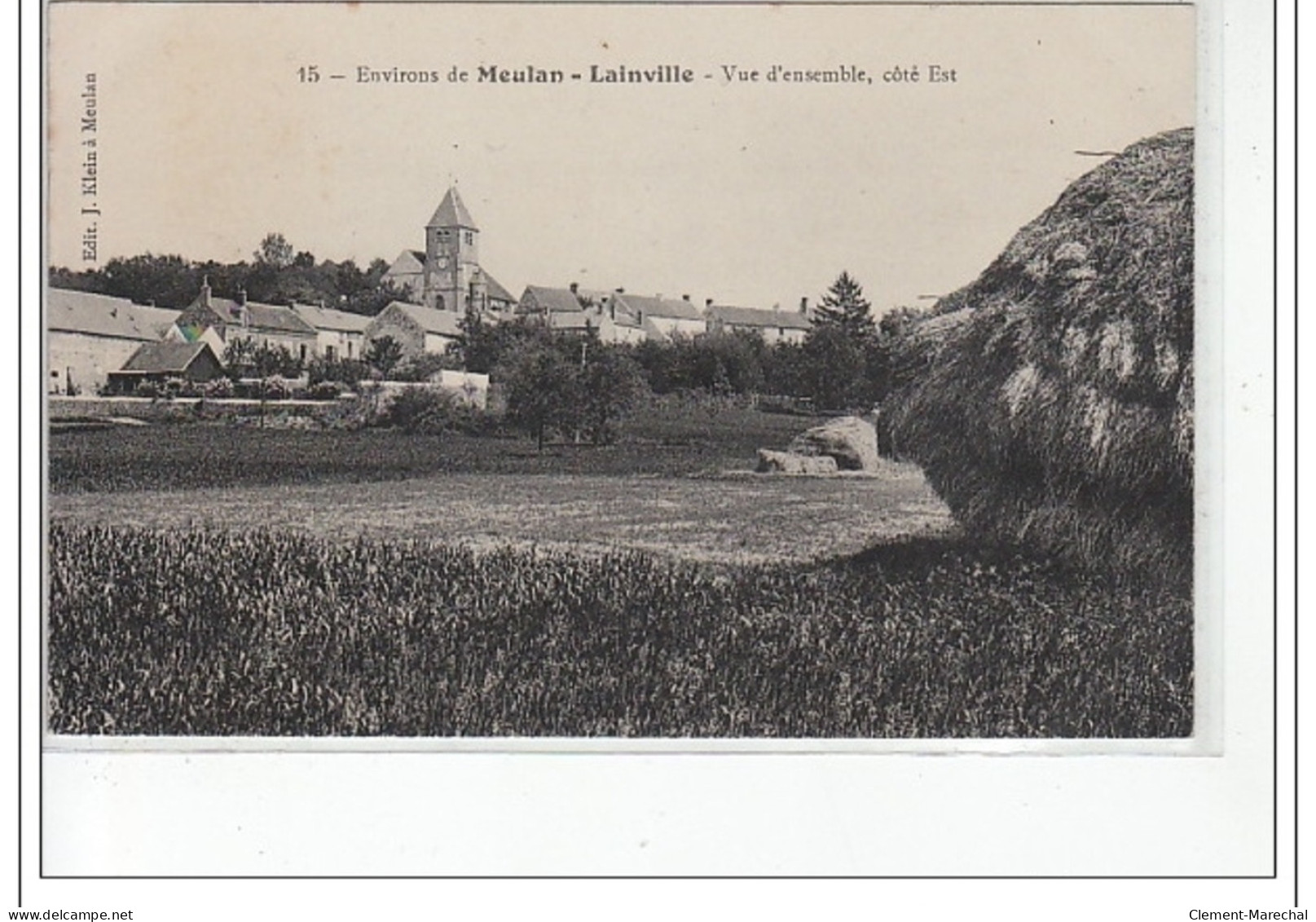 Environs De MEULAN - LAINVILLE - Vue D'ensemble Côté Est - Très Bon état - Meulan