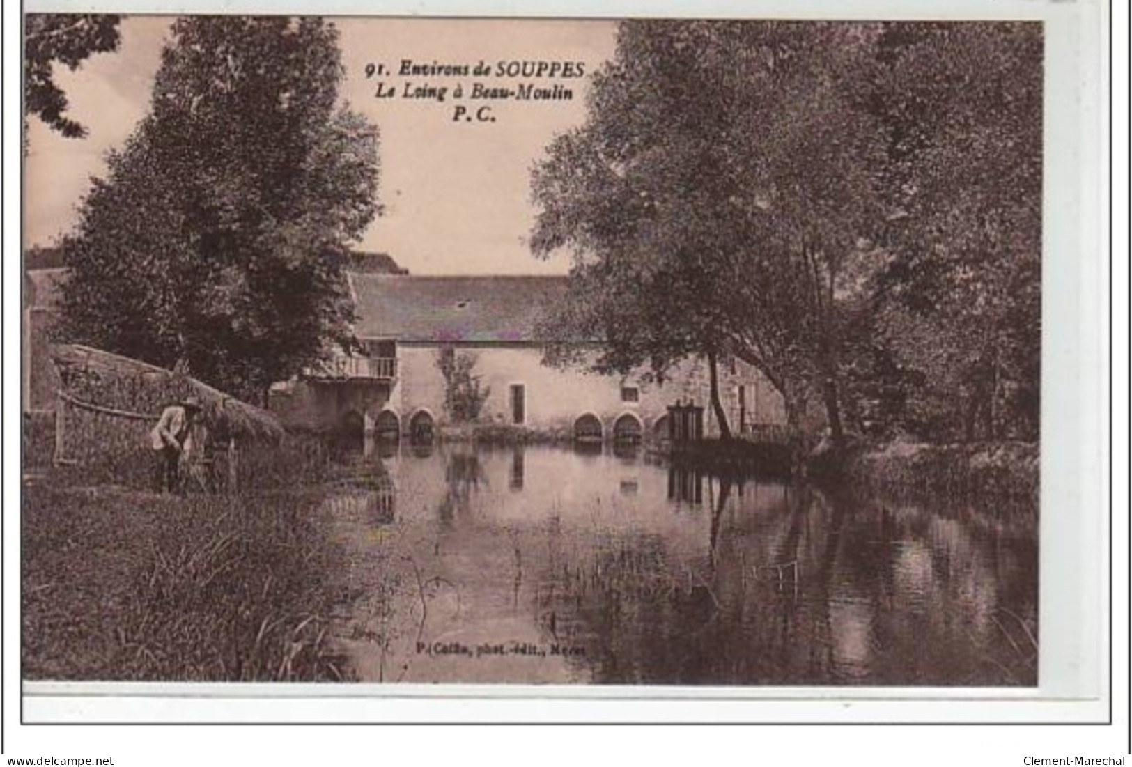 Environs De SOUPPES - Le Loing à Beau-Moulin - Très Bon état - Perthes