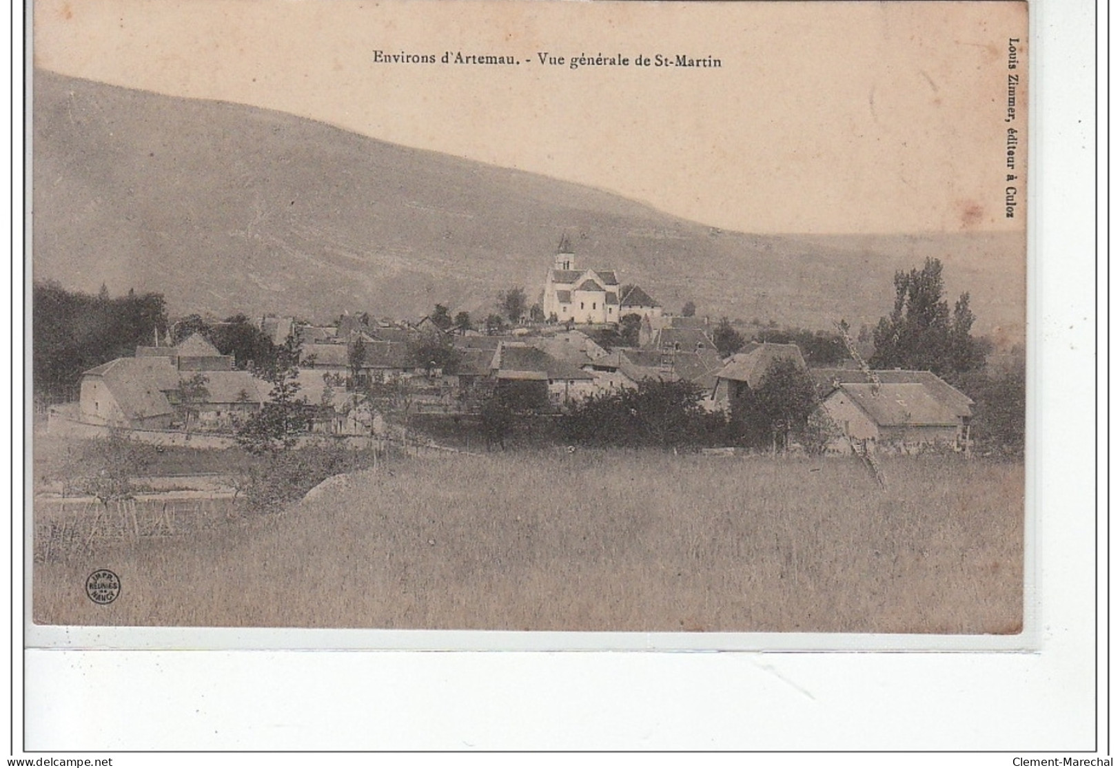 Envrions D'ARTEMAU - Vue Générale De SAINT MARTIN - Très Bon état - Sin Clasificación