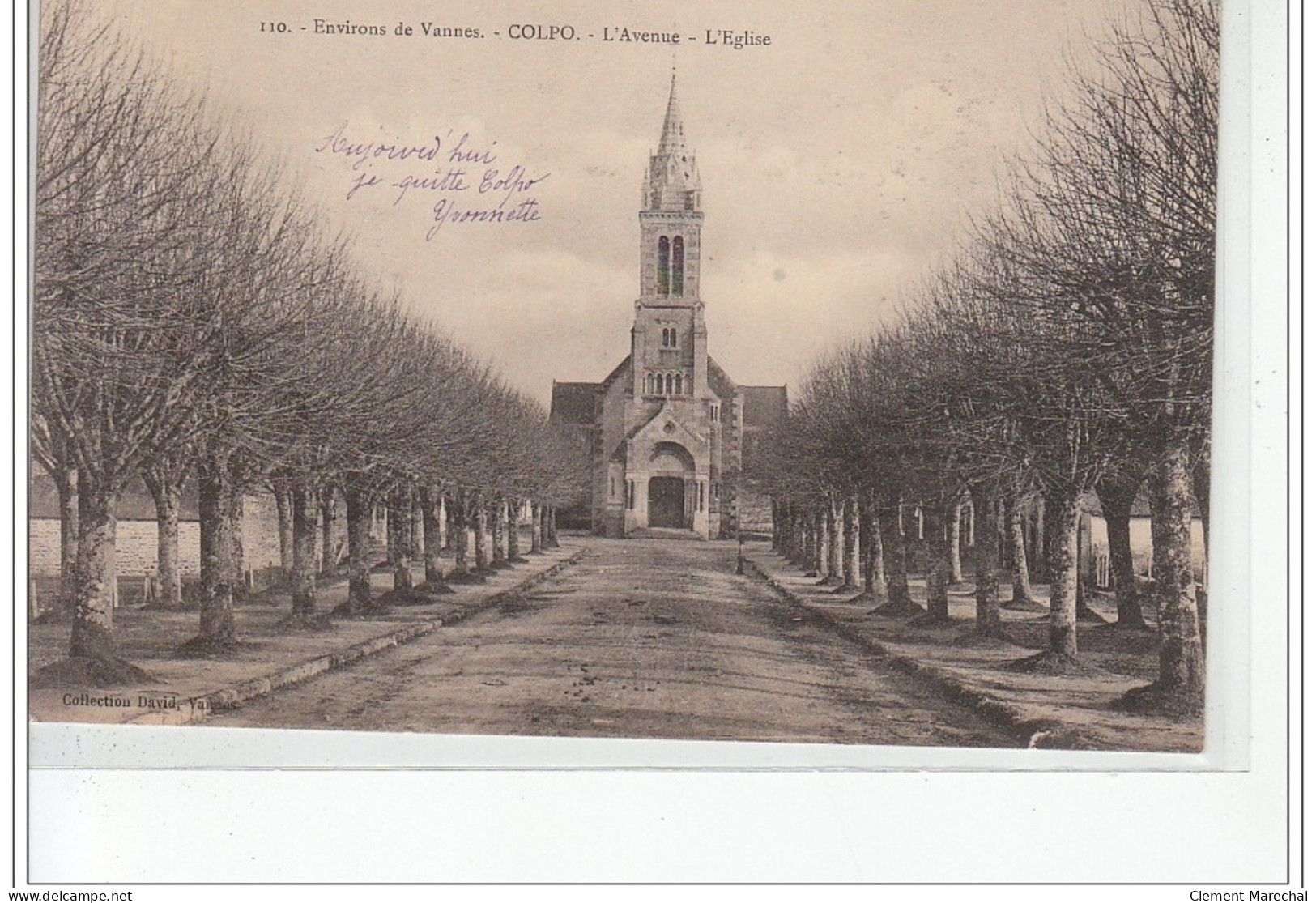 Environs De VANNES - COLPO - L'avenue - L'église - Très Bon état - Otros & Sin Clasificación