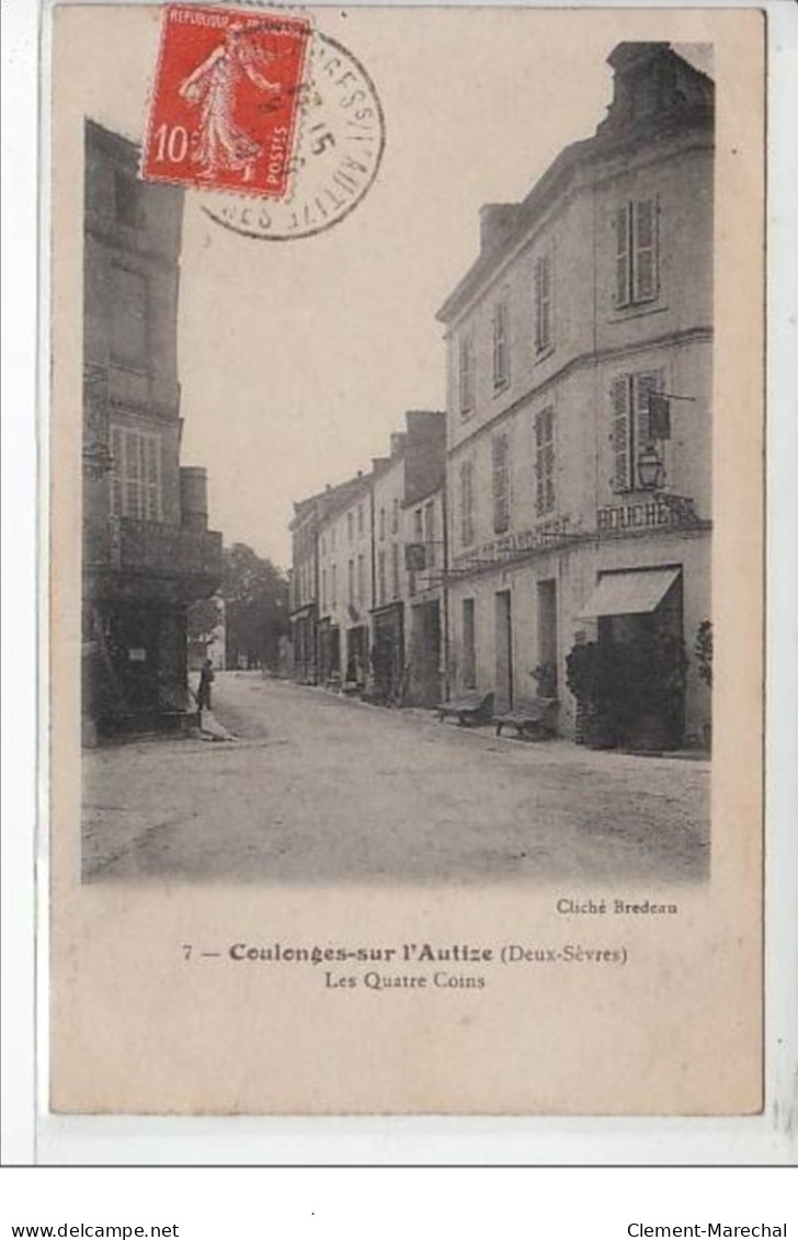 COULONGES SUR L'AUTIZE - Les Quatre Coins - Très Bon état - Coulonges-sur-l'Autize