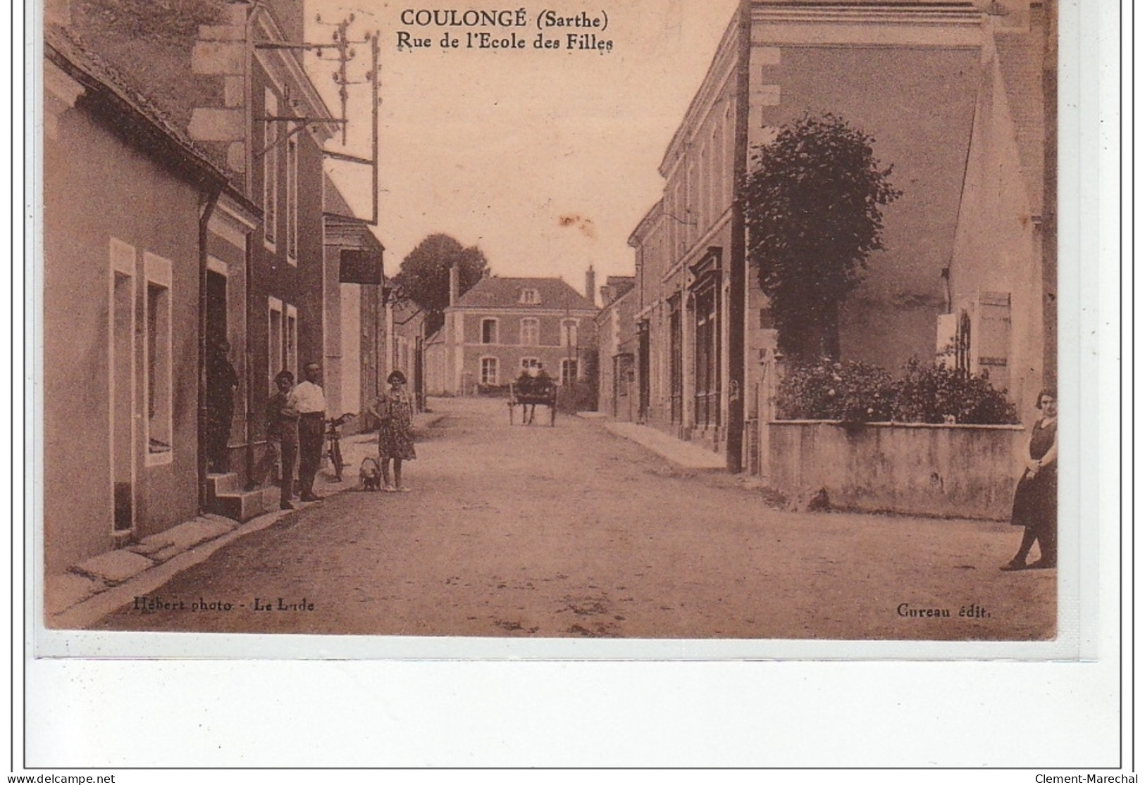 COULONGE - Rue De L'Ecole Des Filles - Très Bon état - Altri & Non Classificati