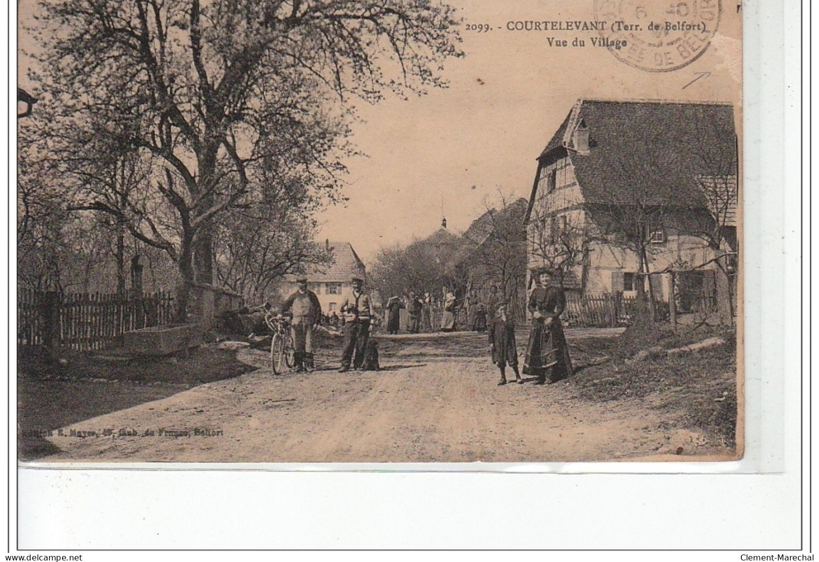 COURTELEVANT - Vue Du Village - état - Sonstige & Ohne Zuordnung