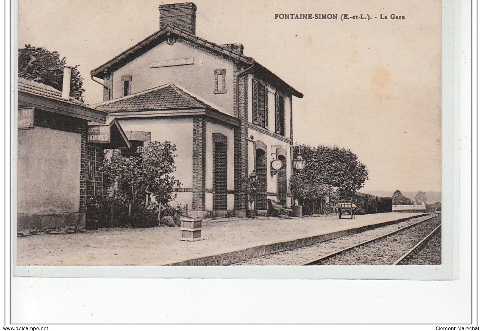 FONTAINE-SIMON - La Gare - Très Bon état - Otros & Sin Clasificación
