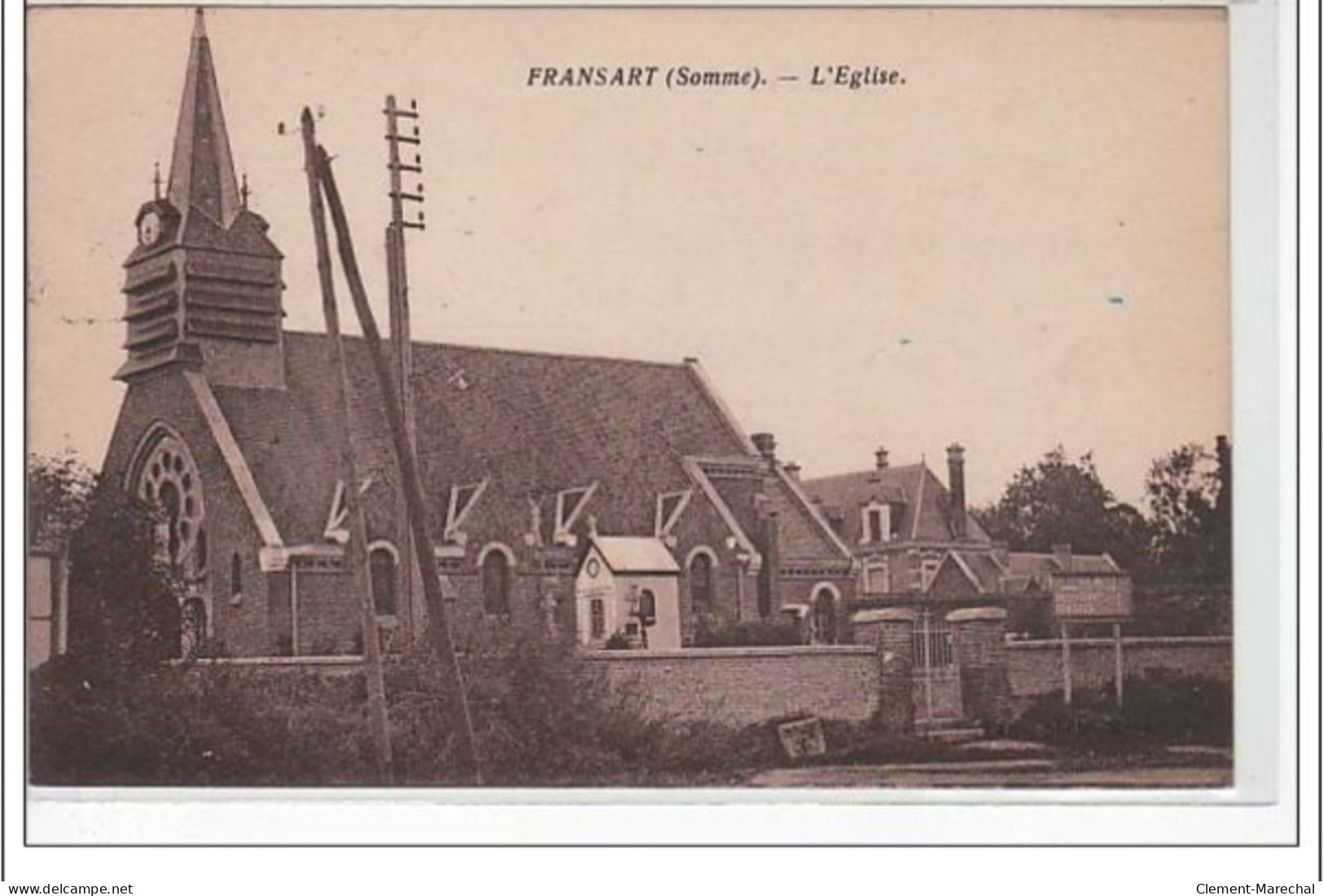 FRANSART - L'église - Très Bon état - Other & Unclassified