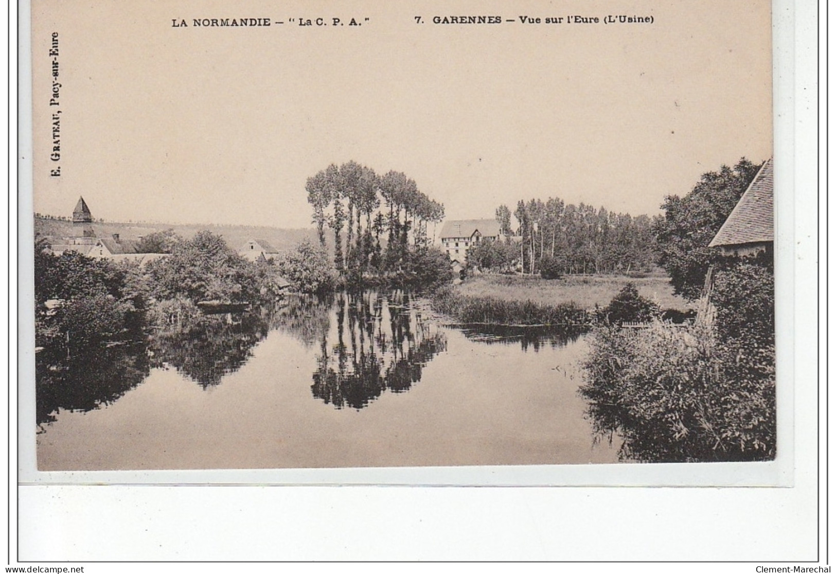 GARENNES - Vue Sur L'Eure (l'usine) - Très Bon état - Otros & Sin Clasificación