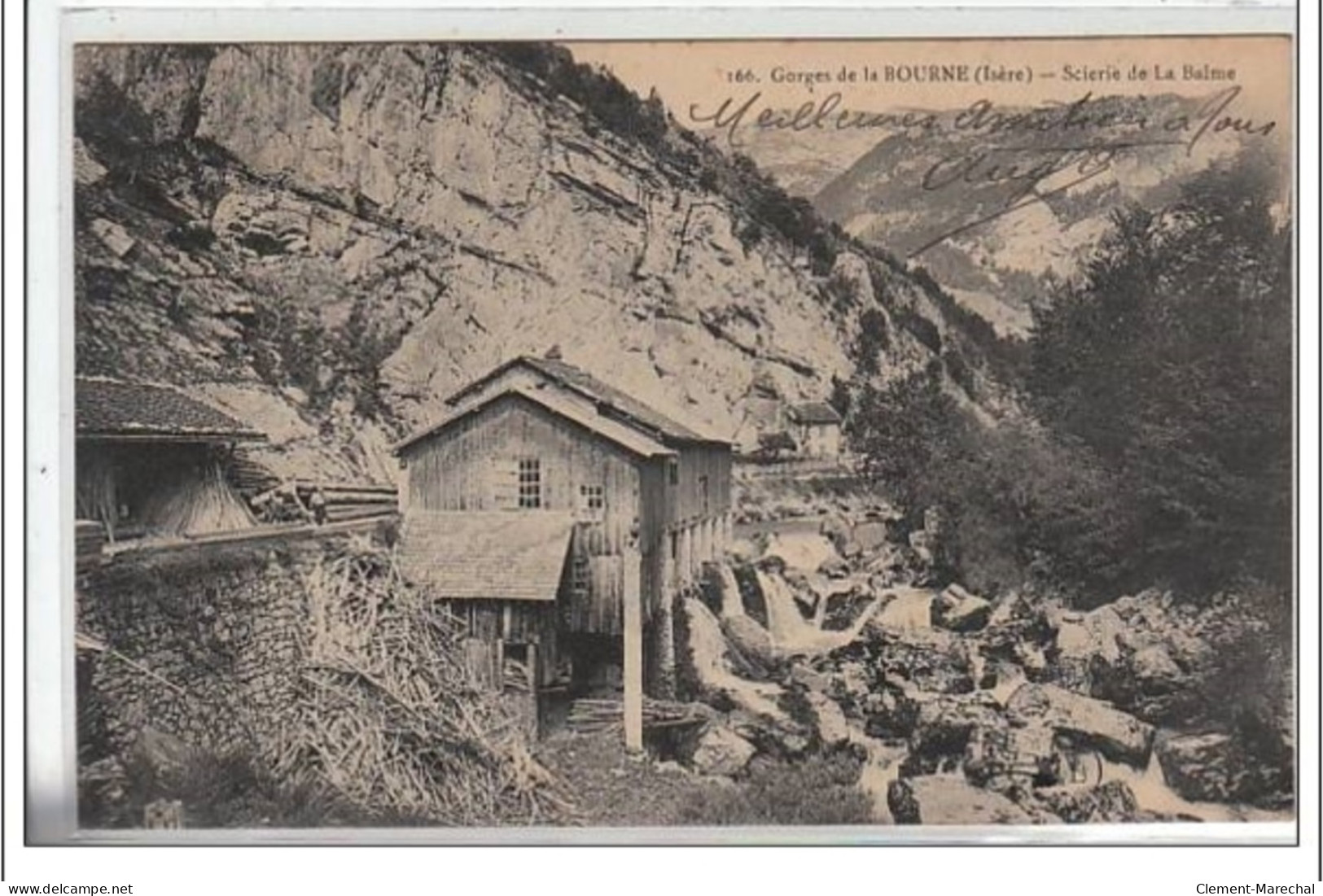 GORGES DE LA BOURNE : Scierie De La Balme - Très Bon état - Otros & Sin Clasificación