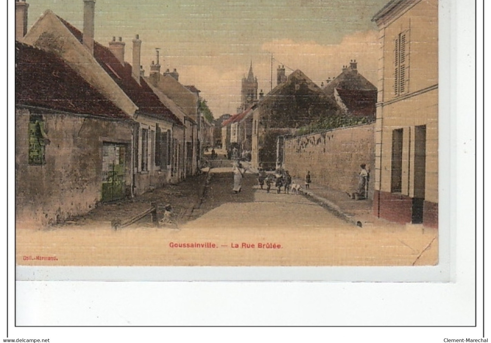 GOUSSAINVILLE - La Rue Brûlée - état - Goussainville