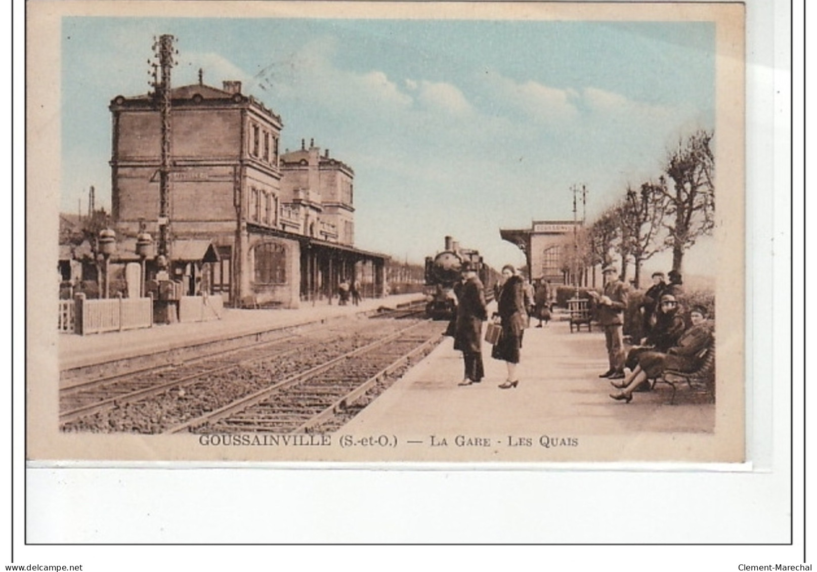 GOUSSAINVILLE - La Gare - Les Quais - Très Bon état - Goussainville