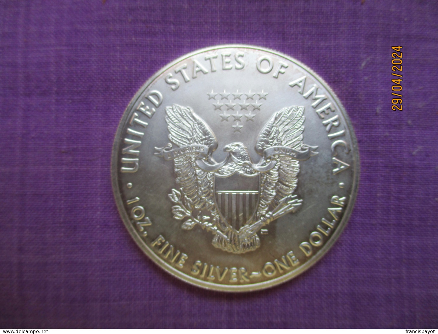 USA: Silver Eagle 2020 - Argent