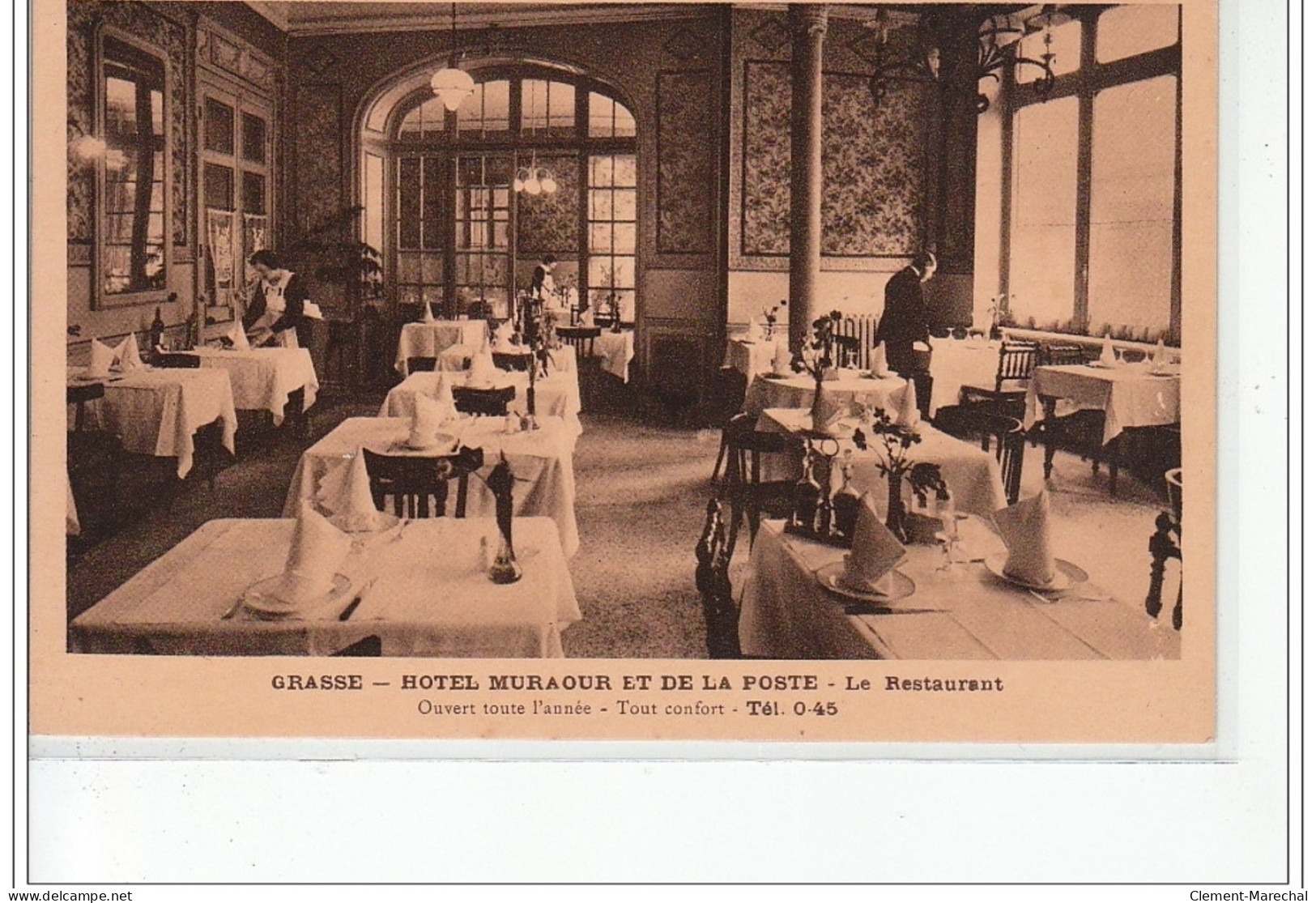 GRASSE - Hôtel Muraour Et De La Poste - Le Restaurant - Très Bon état - Grasse