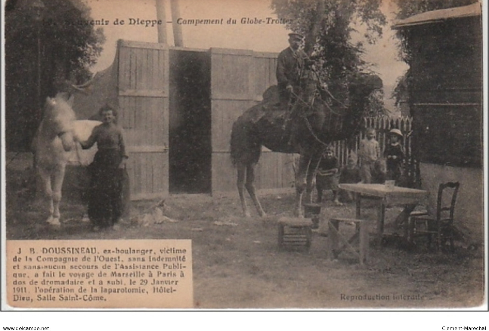 DIEPPE : Campement Du Globe Trotter - Très Bon état - Otros & Sin Clasificación